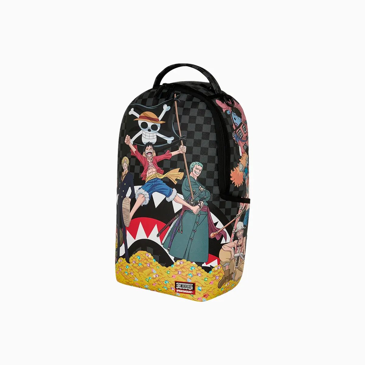 One Piece Straw Treasure Hunt Backpack Sprayground - Tops and Bottoms USA