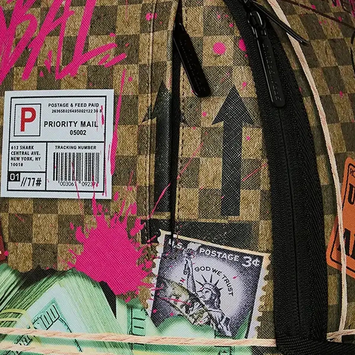 Overnight Cash Stash Backpack Sprayground - Tops and Bottoms USA
