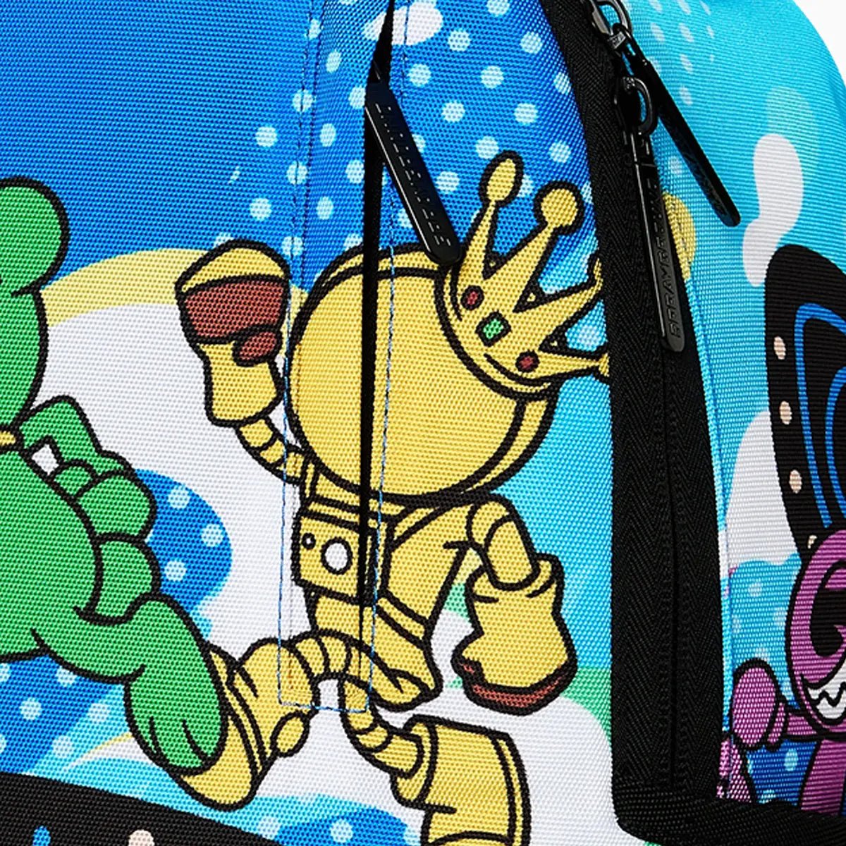 Pac Man Official Collab The SG Crew Backpack Sprayground - Tops and Bottoms USA