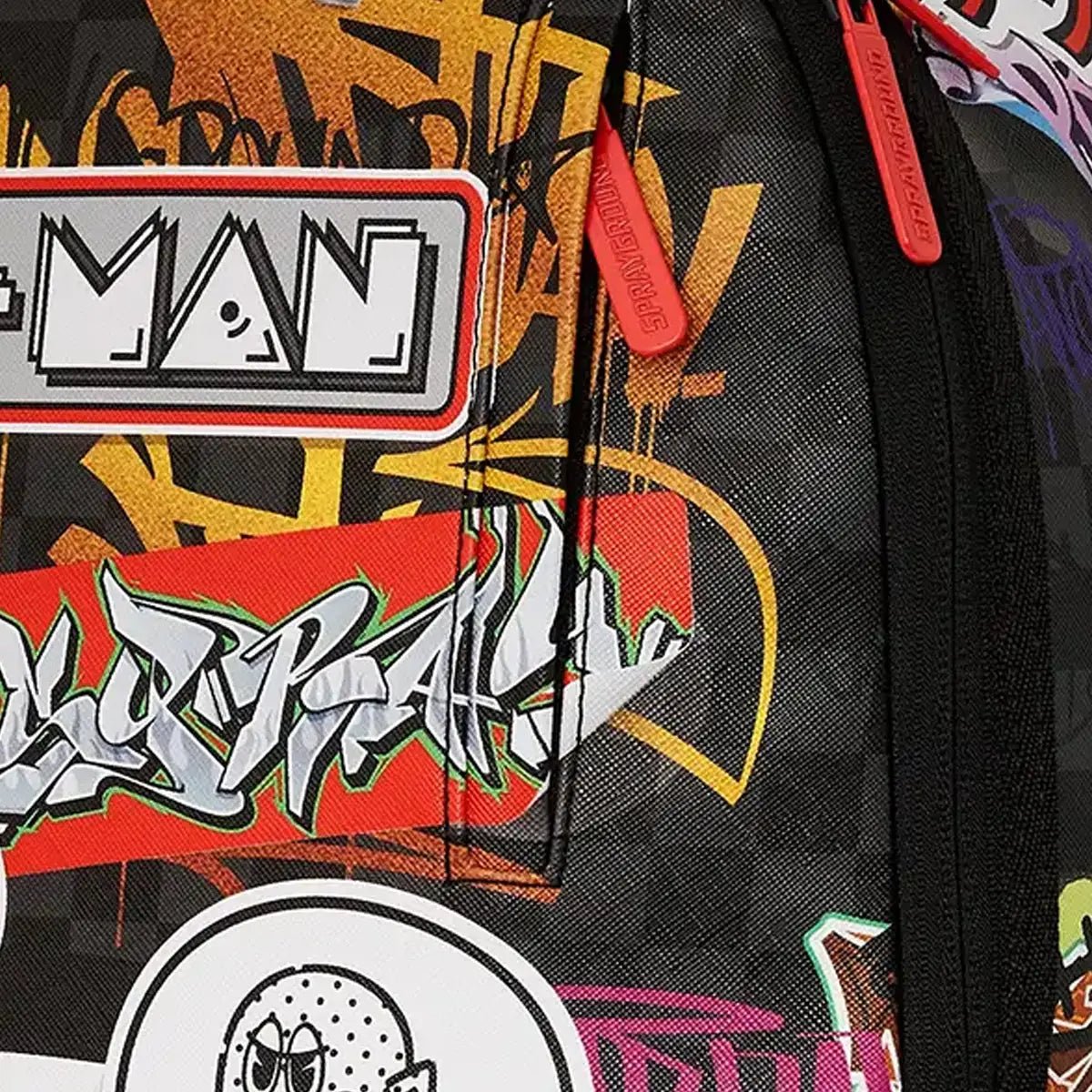 Pacman Leveled Up Art Backpack Sprayground - Tops and Bottoms USA