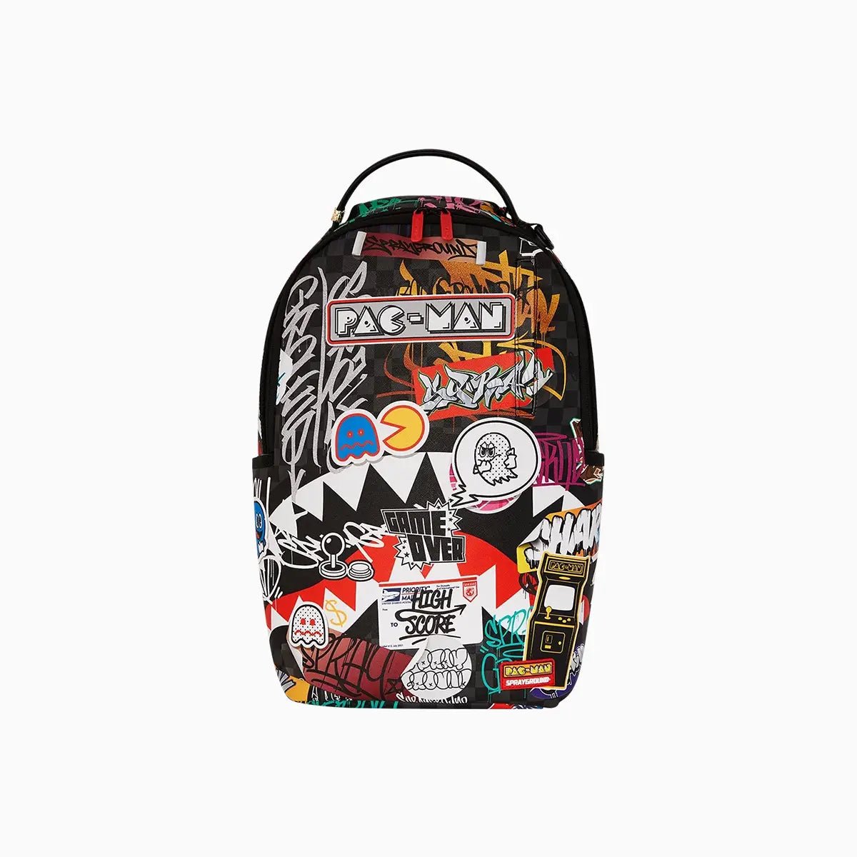 Pacman Leveled Up Art Backpack Sprayground - Tops and Bottoms USA