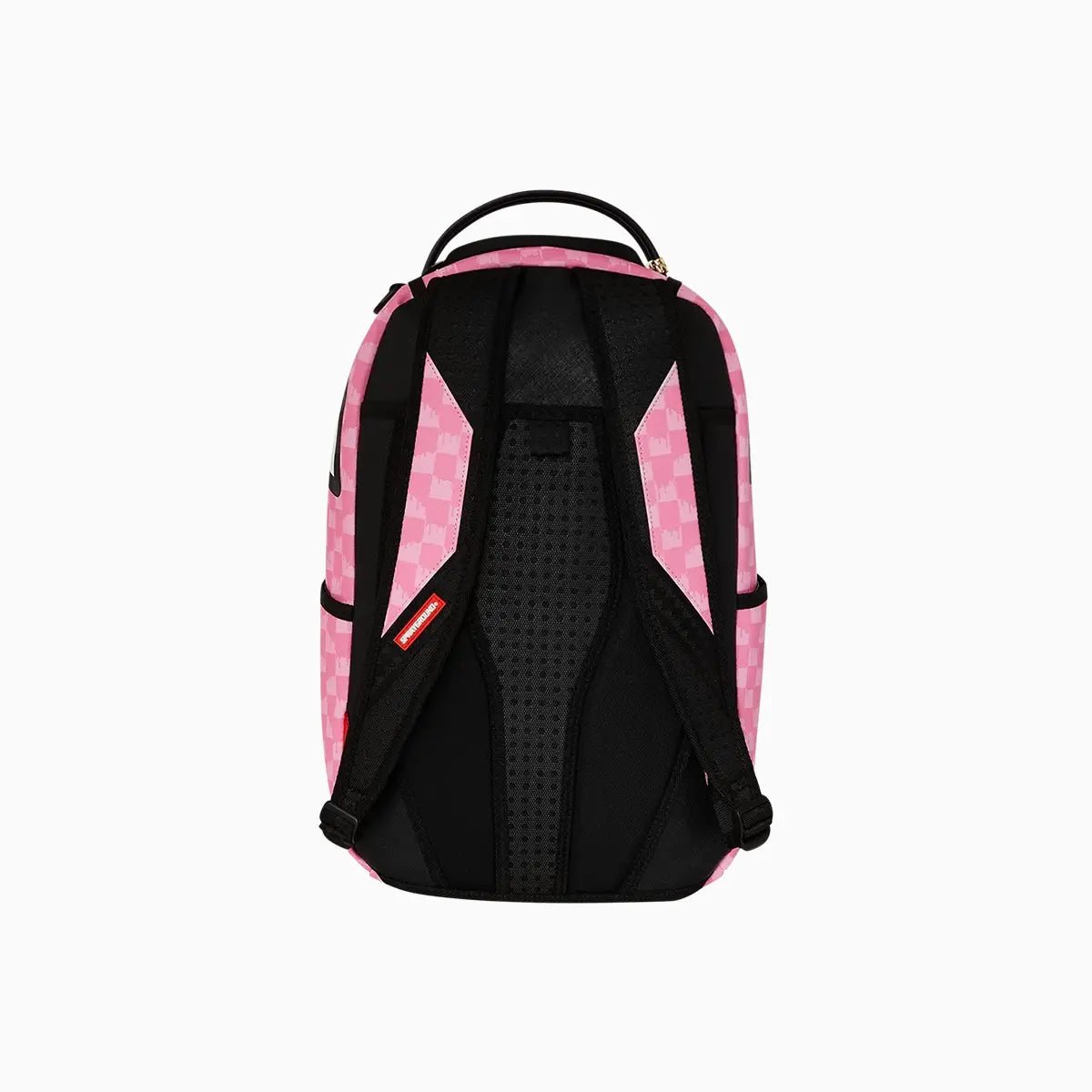 Pink And Black Drip Check Dlxsv Backpack Sprayground - Tops and Bottoms USA