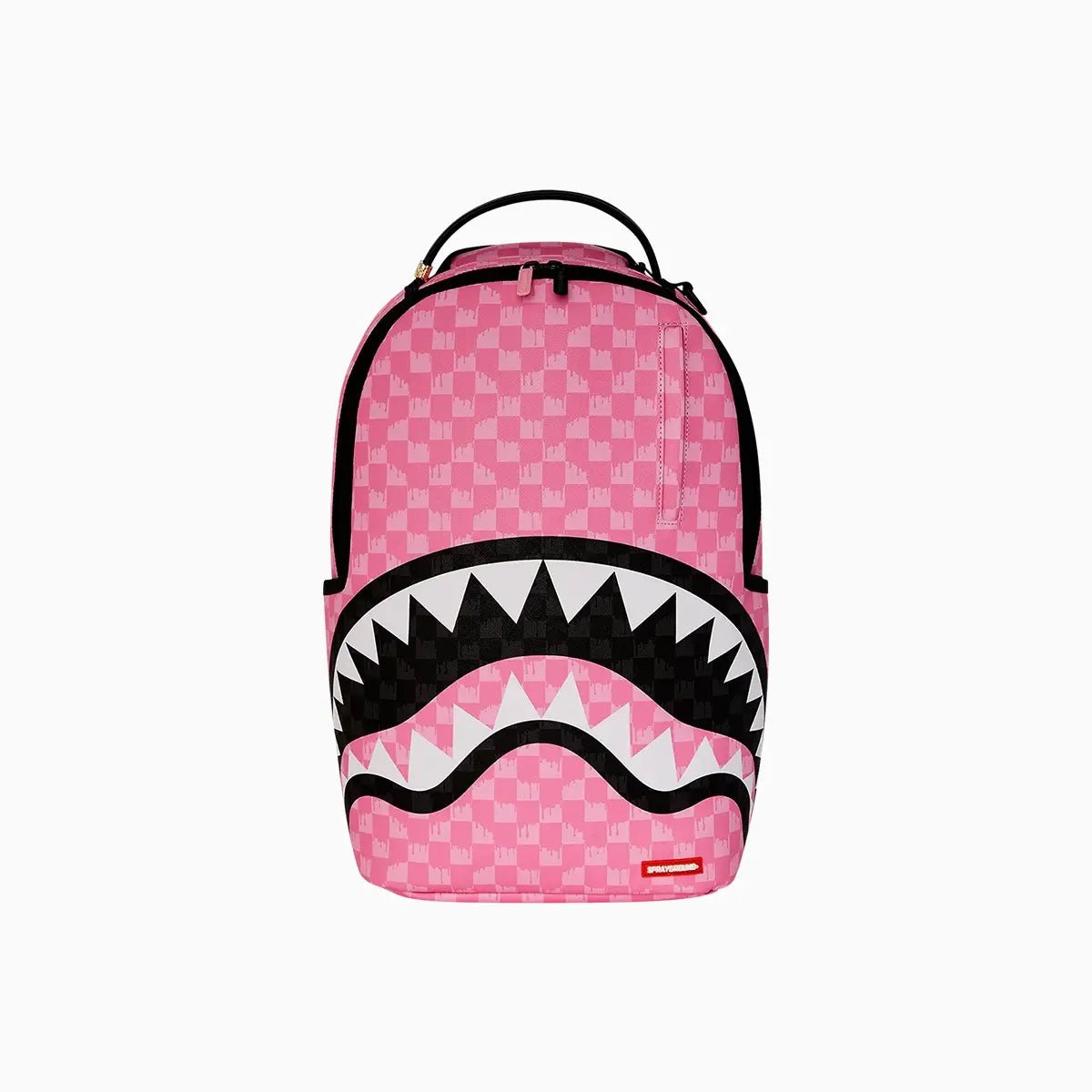Pink And Black Drip Check Dlxsv Backpack Sprayground - Tops and Bottoms USA