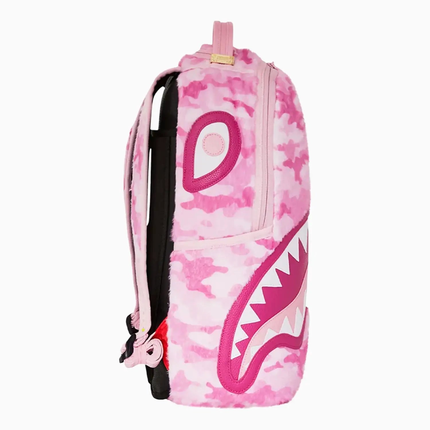 Pink Camo Faux Fur DLXSV Backpack