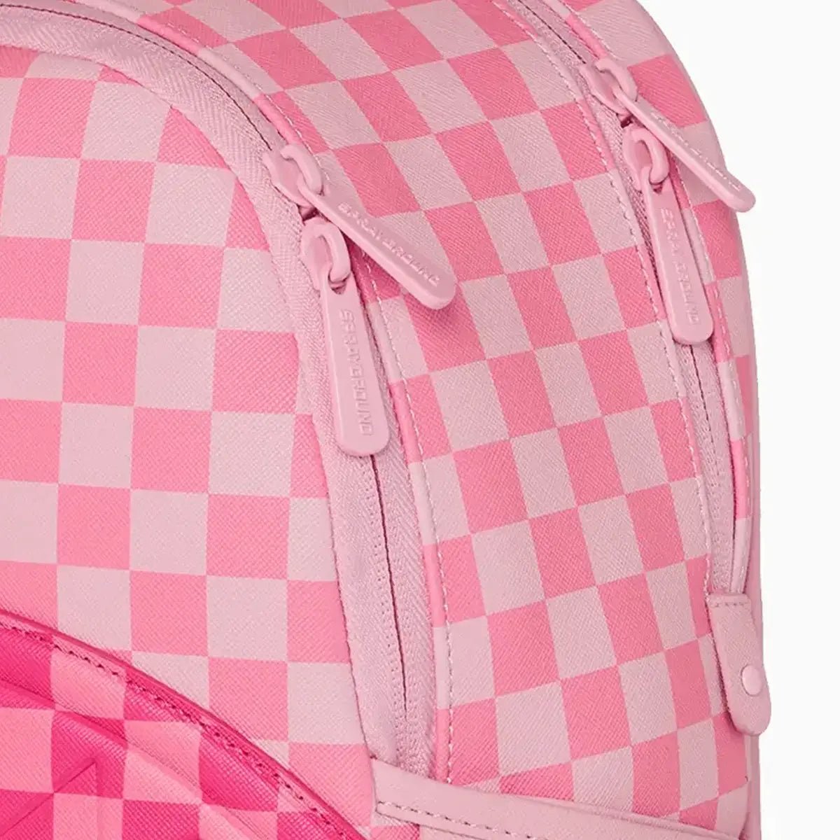 Pink Sharks In Paris Patch Savage Backpack Sprayground - Tops and Bottoms USA