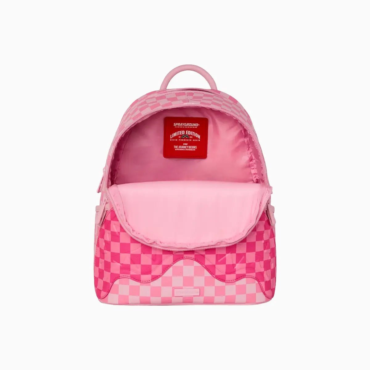 Pink Sharks In Paris Patch Savage Backpack Sprayground - Tops and Bottoms USA