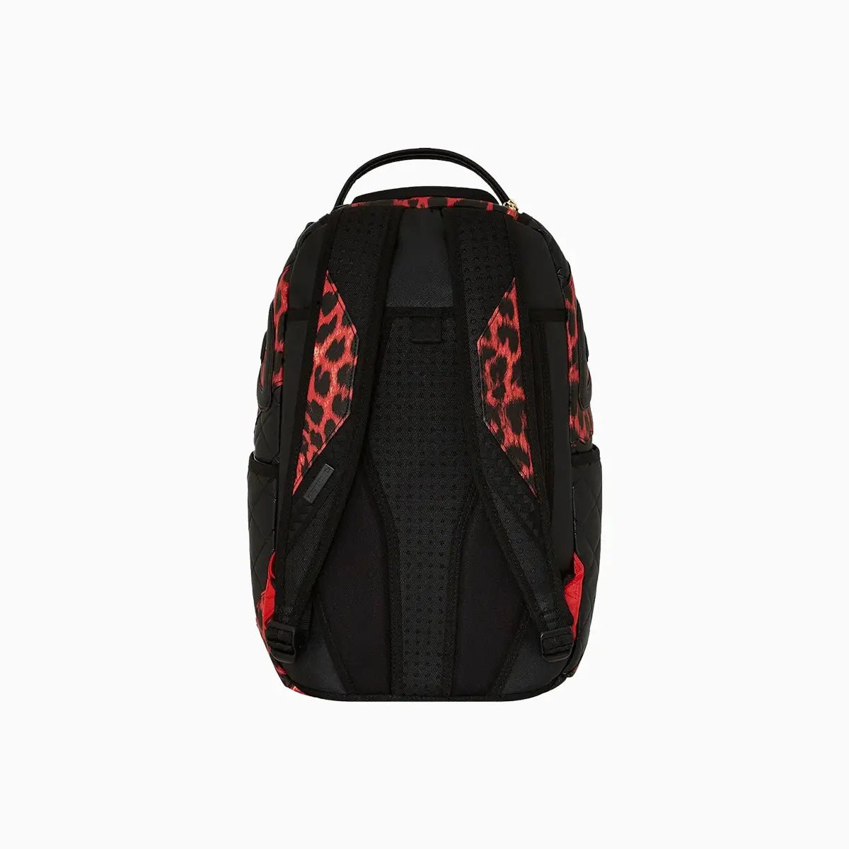 Red Leopard Puffer Dlx Backpack Sprayground - Tops and Bottoms USA