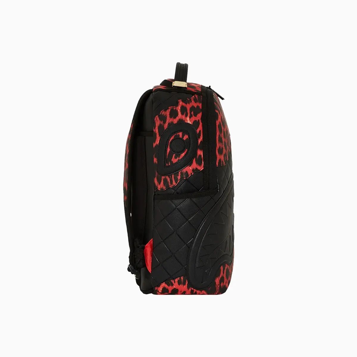 Red Leopard Puffer Dlx Backpack Sprayground - Tops and Bottoms USA