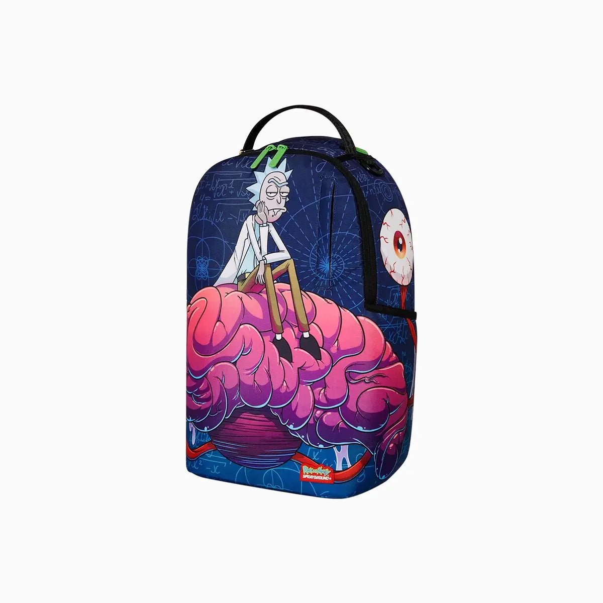 Rick And Morty Brain Shark Dlxr Backpack Sprayground - Tops and Bottoms USA