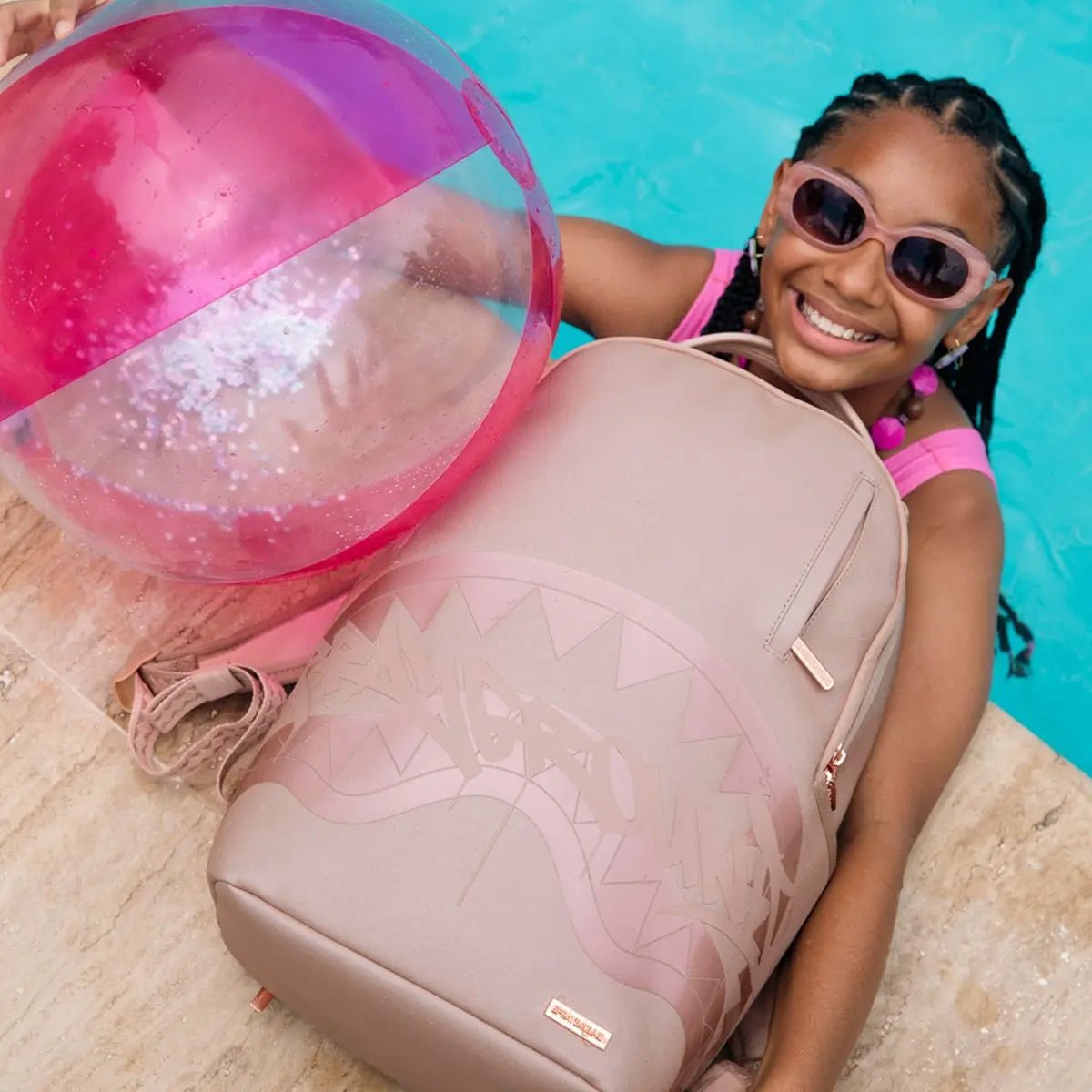 Shadow Sharks Rose Ghost Backpack Sprayground - Tops and Bottoms USA