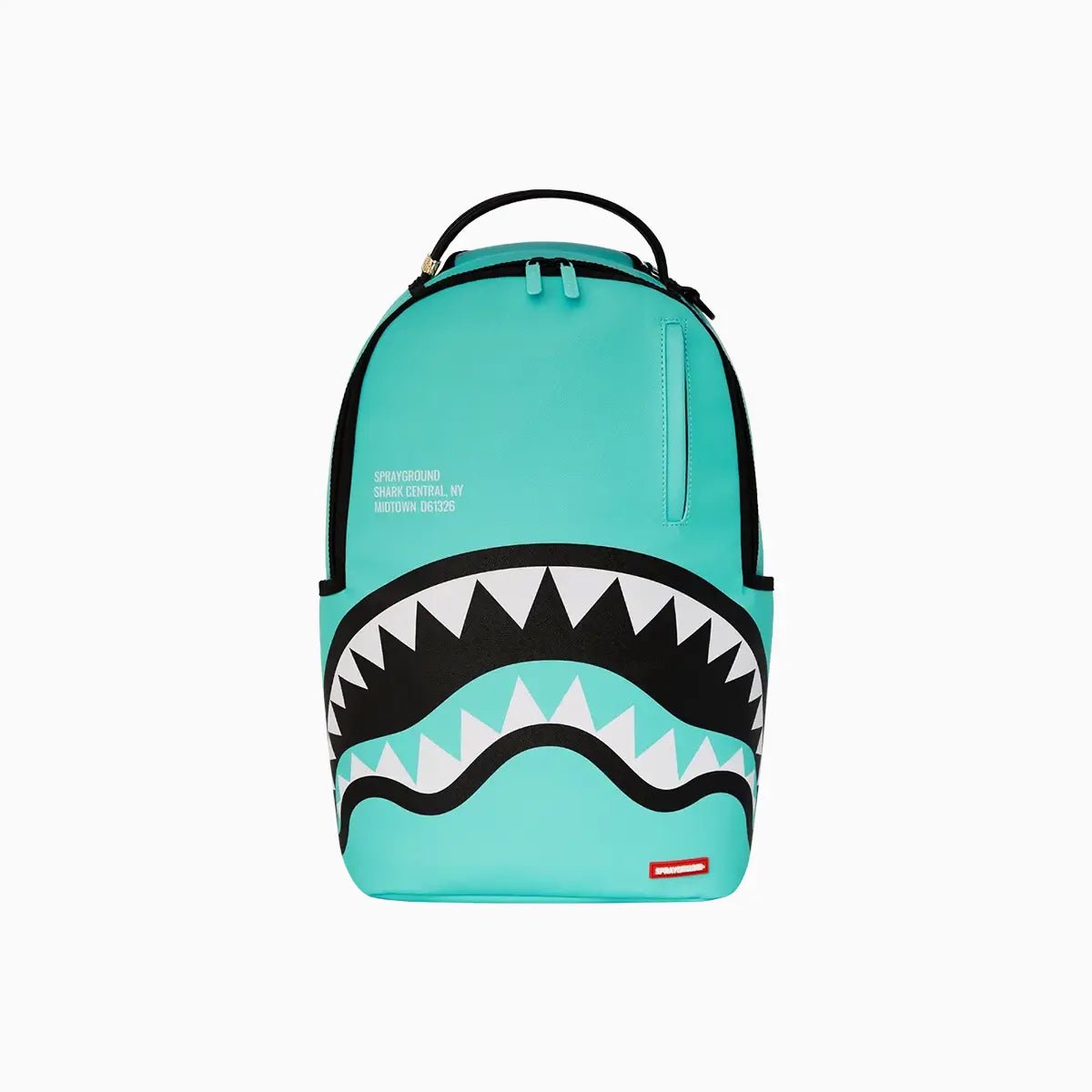 Shark Central Aqua Dlxsv Backpack Sprayground - Tops and Bottoms USA