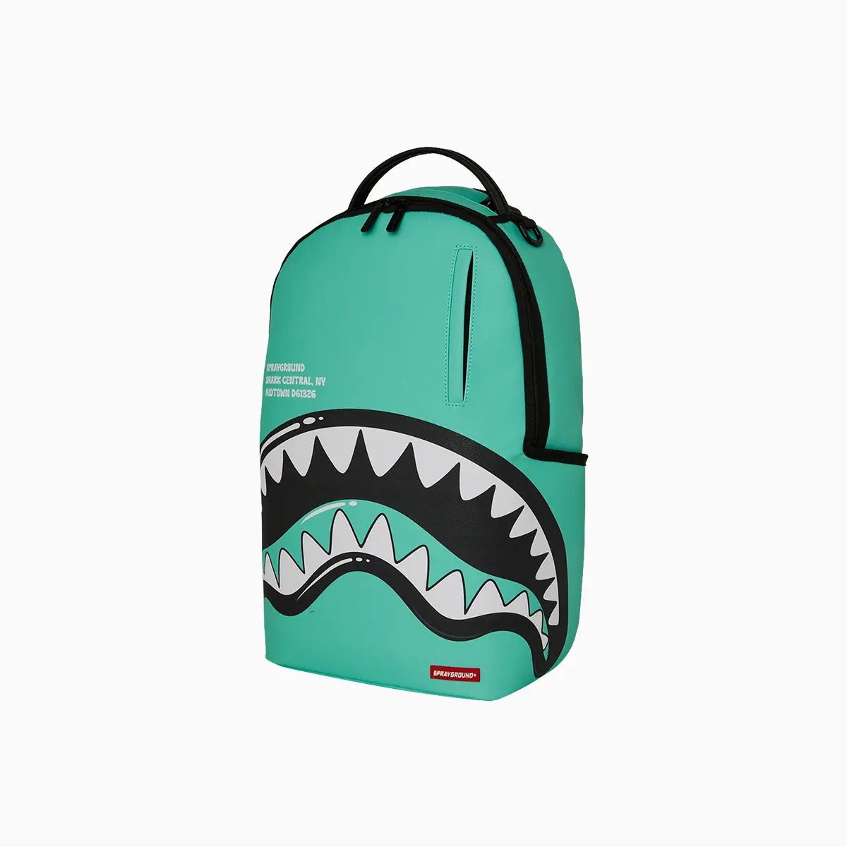Shark Central Bubble Shark Turq Backpack Sprayground - Tops and Bottoms USA