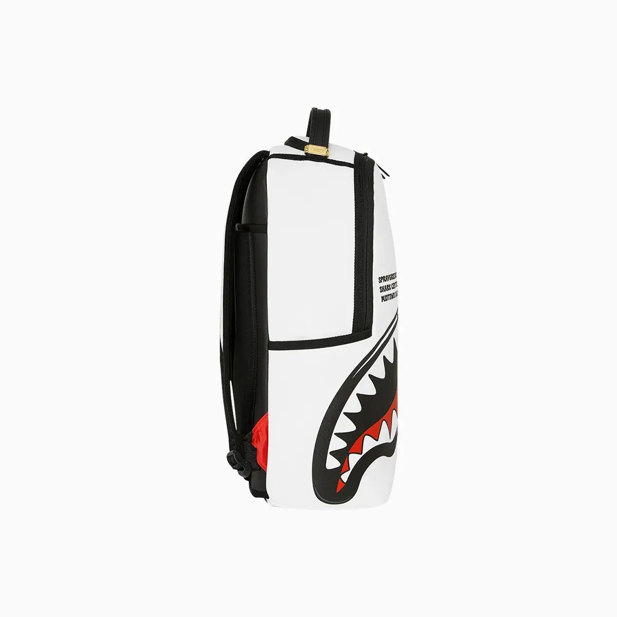 Shark Central Bubbly Shark White Backpack Sprayground - Tops and Bottoms USA