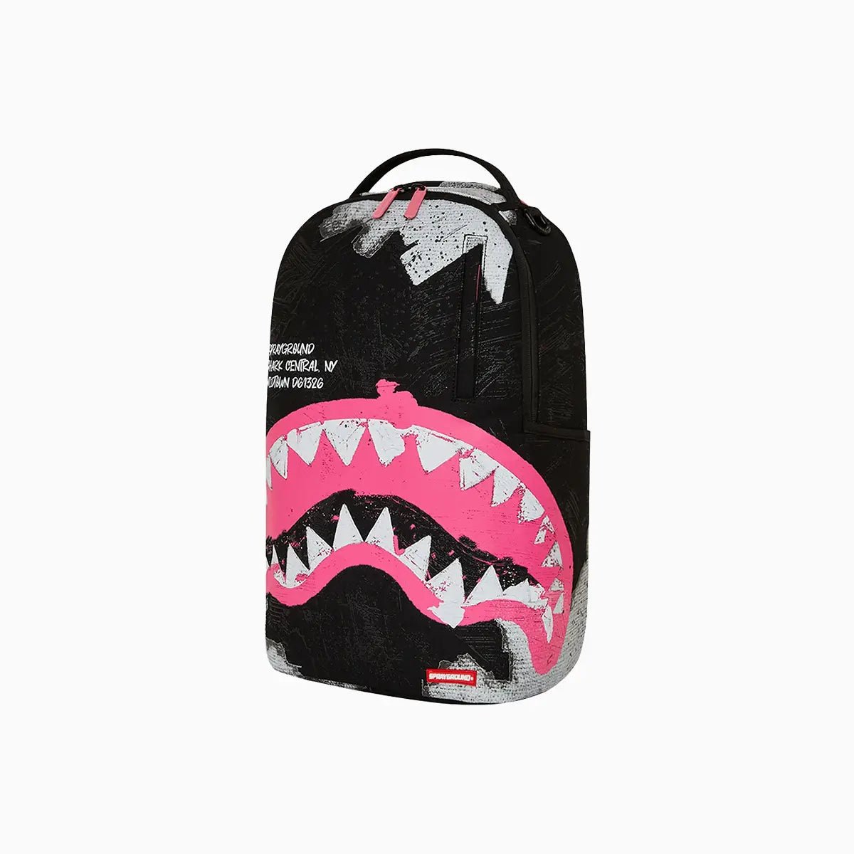 Shark Central Sorbet Painted Dlx-Cotton Backpack Sprayground - Tops and Bottoms USA