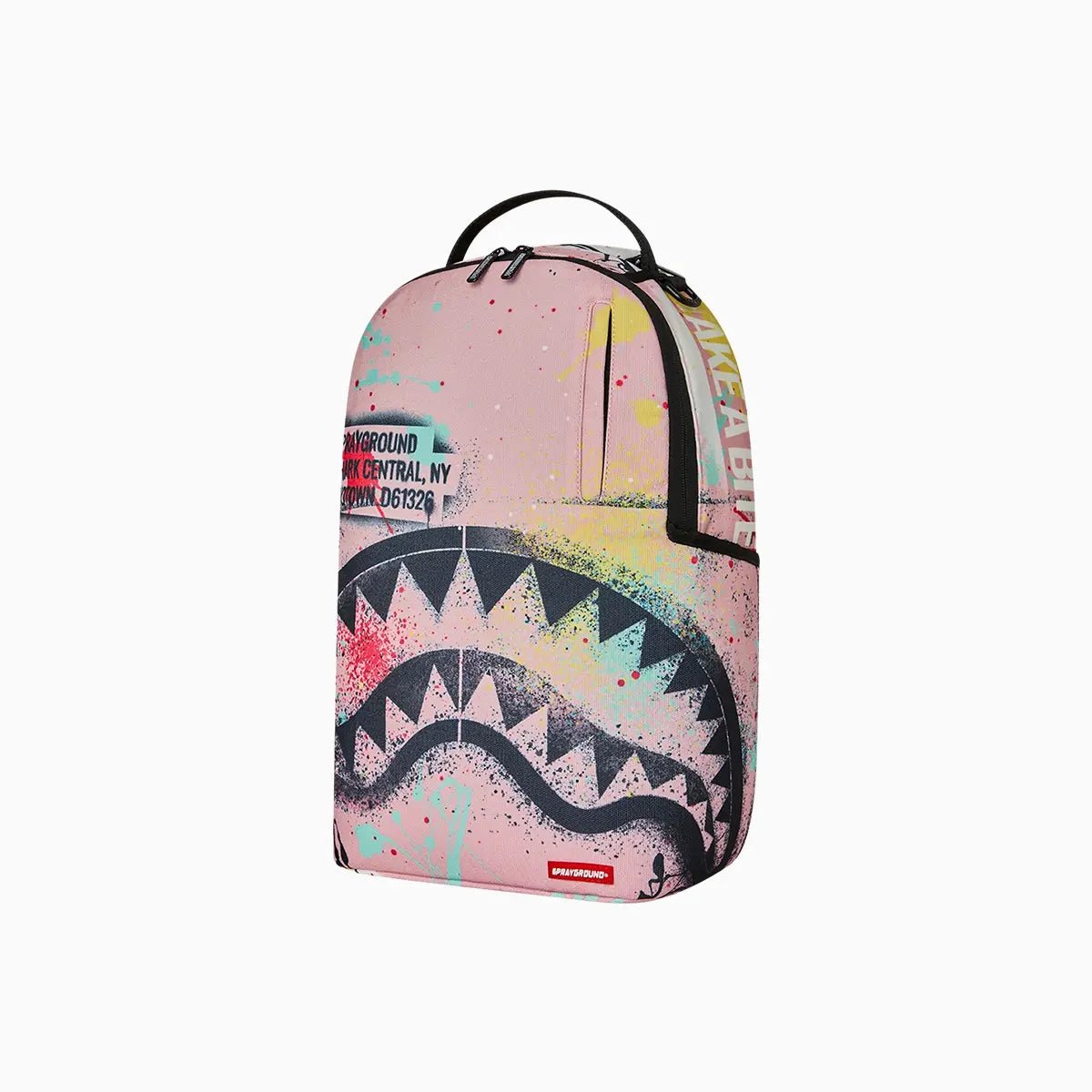 Shark Central Stencil Lab Backpack Sprayground - Tops and Bottoms USA