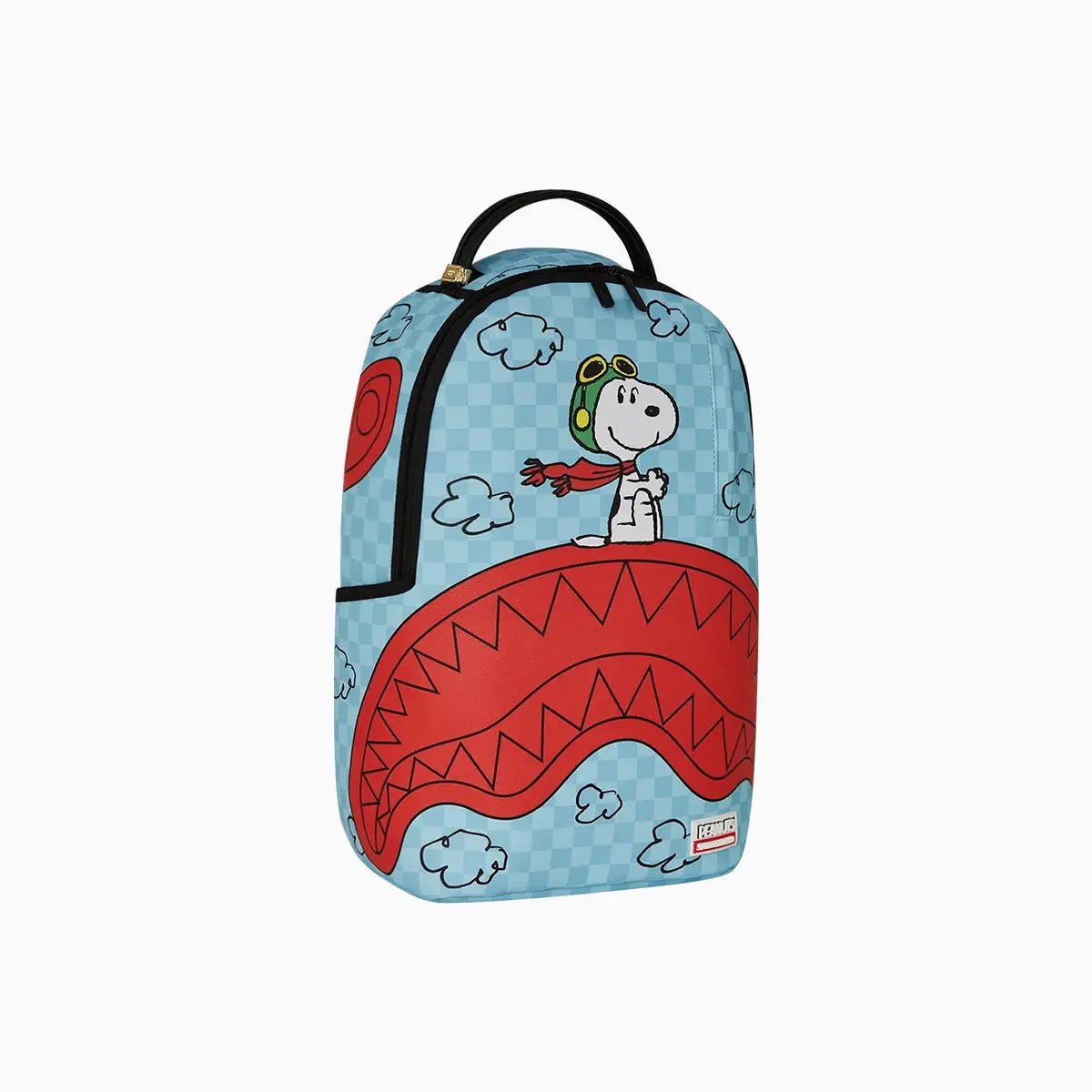 Snoopy Pilot Shark Dlxsv Backpack Sprayground - Tops and Bottoms USA