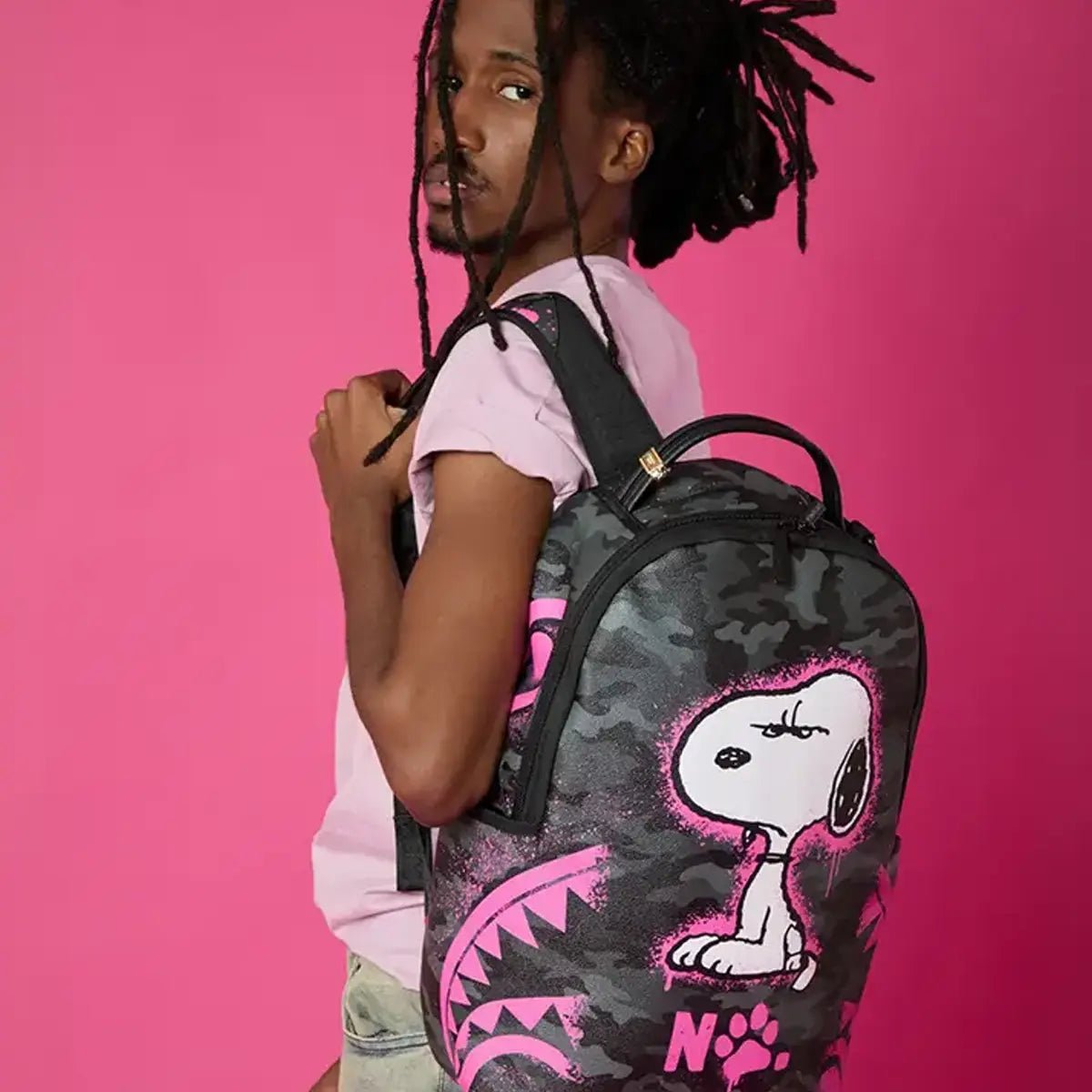 Snoopy That'S A No No Backpack Sprayground - Tops and Bottoms USA