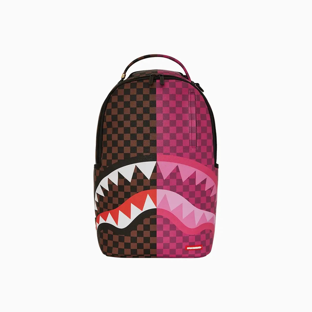 louis vuitton bape backpack sprayground Sprayground Split Sip Pink Check Dlxsv Backpack
