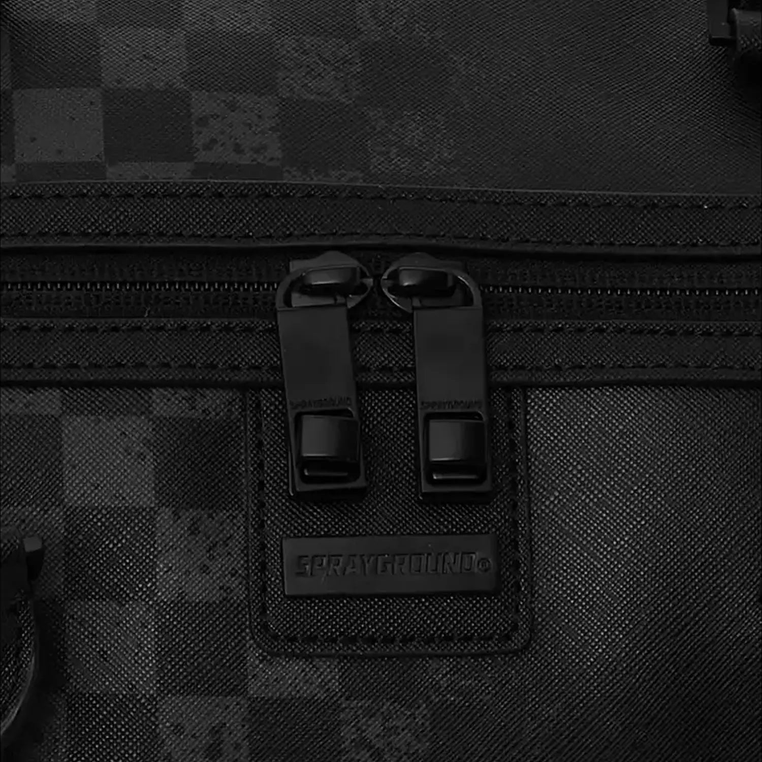 sprayground-spritz-grey-check-duffle-d6860