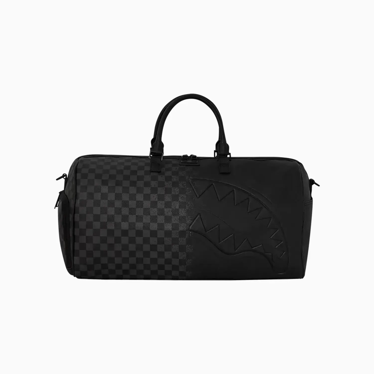 sprayground-spritz-grey-check-duffle-d6860