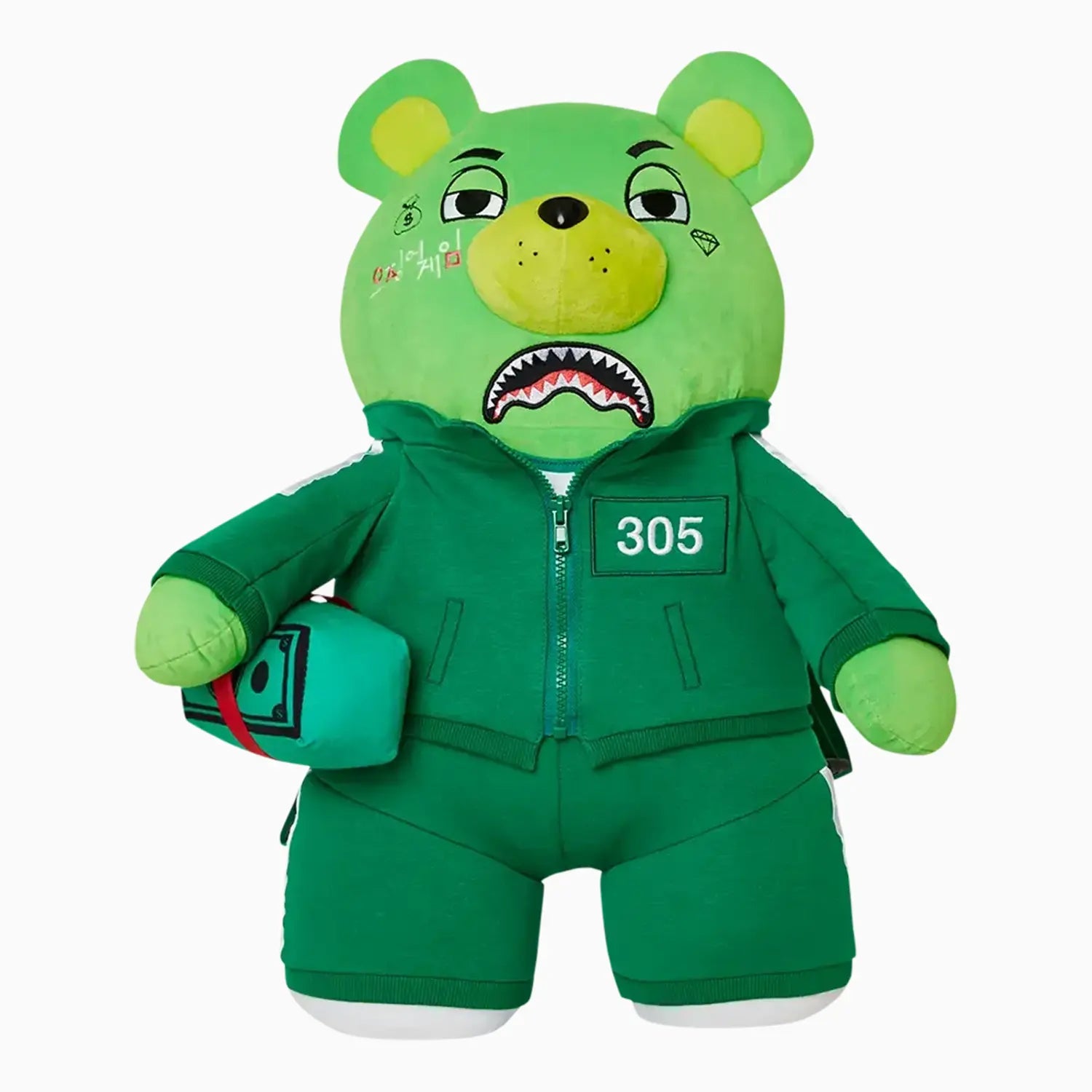 Sprayground Squid Game Contestant Bear Backpack