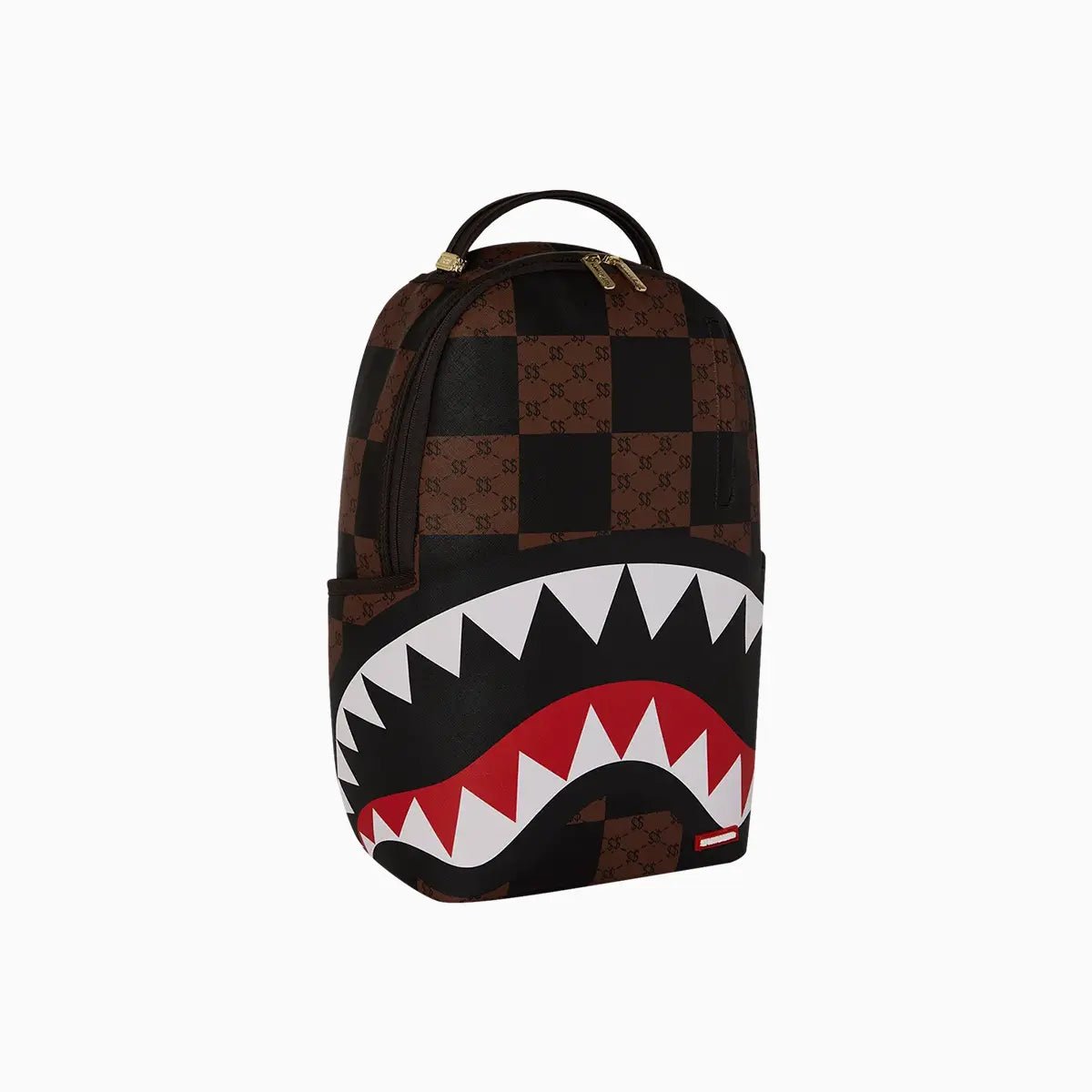 That Big Check Shark Backpack Sprayground - Tops and Bottoms USA