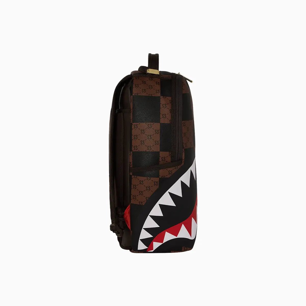 That Big Check Shark Backpack Sprayground - Tops and Bottoms USA