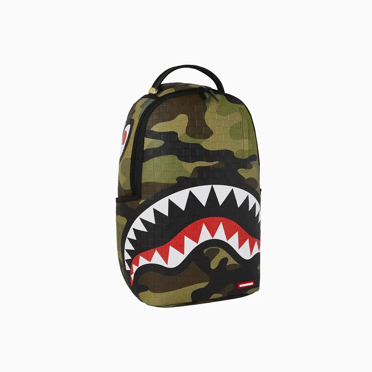 Woodland Camo Check Backpack Sprayground - Tops and Bottoms USA