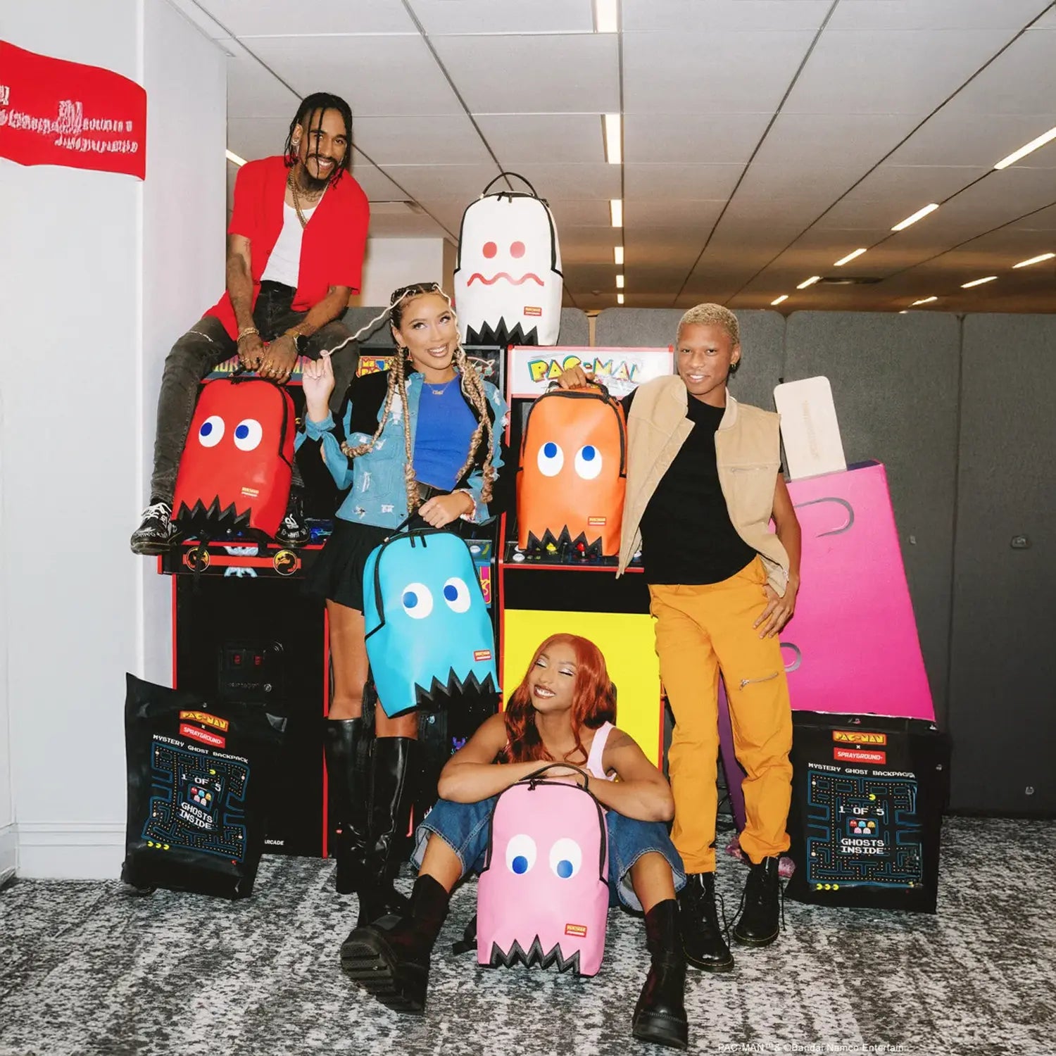 Sprayground x PAC-MAN Ghost Backpack Mystery Bag