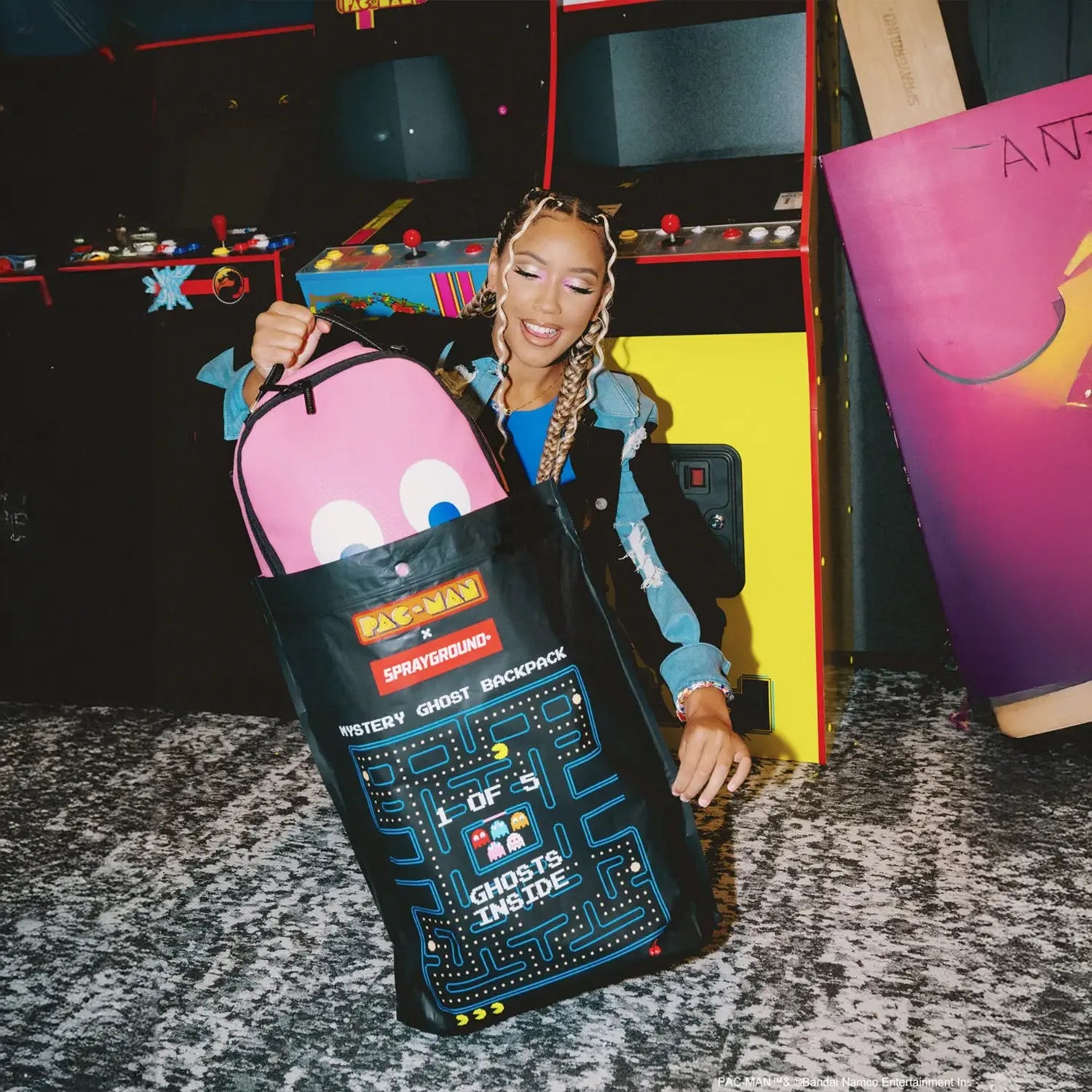 Sprayground x PAC-MAN Ghost Backpack Mystery Bag