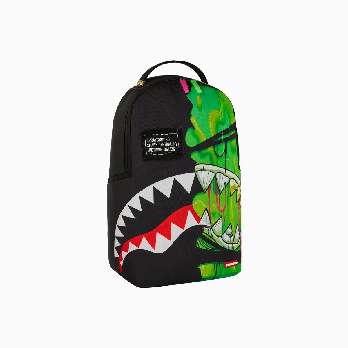 Zombie Ooze Shark Central Backpack Sprayground - Tops and Bottoms USA