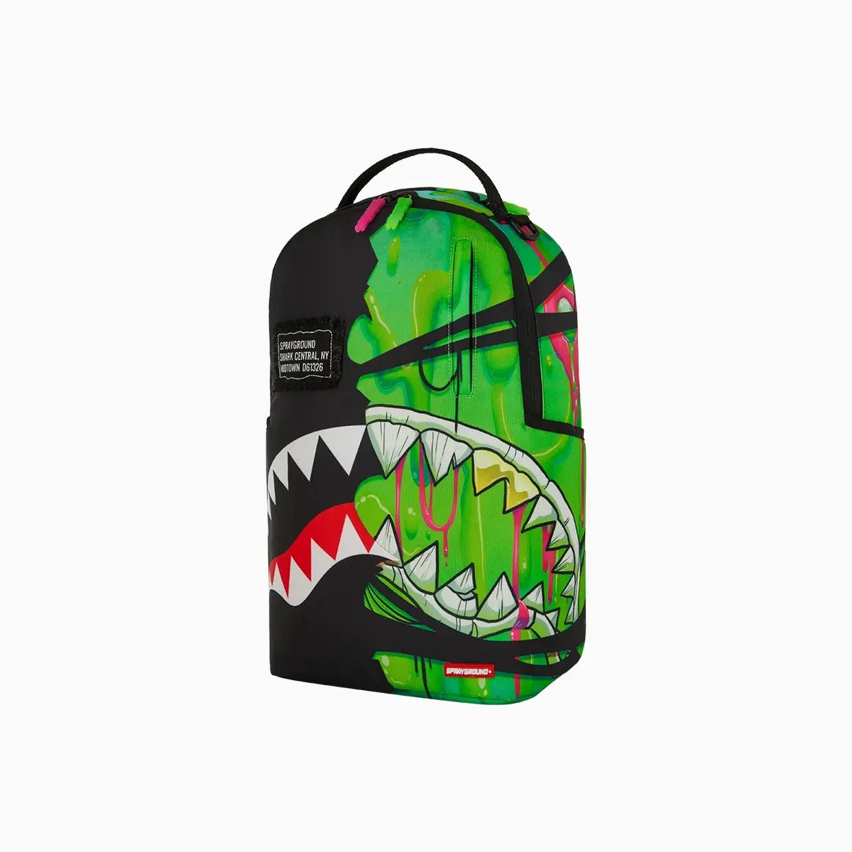 Zombie Ooze Shark Central Backpack Sprayground - Tops and Bottoms USA