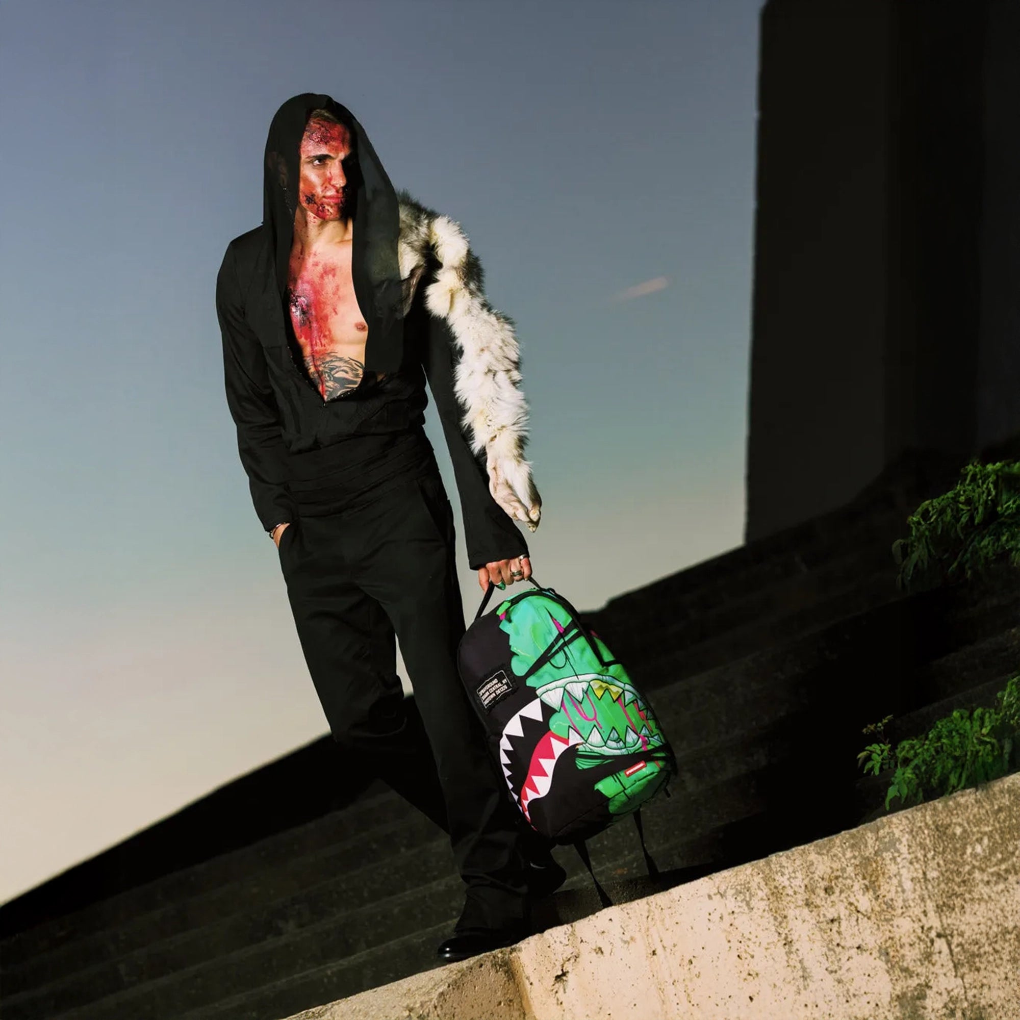 Zombie Ooze Shark Central Backpack