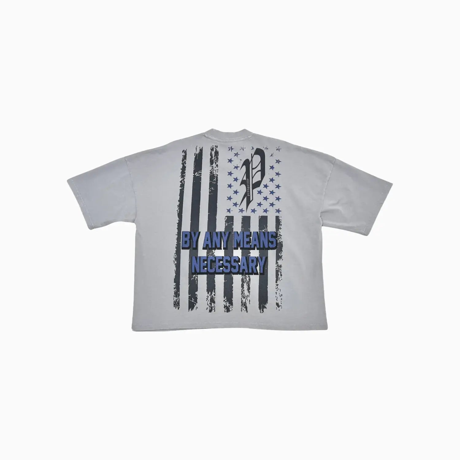 Men's By Any Means Necessary Drop Shoulders T-Shirt Stray - Tops and Bottoms USA