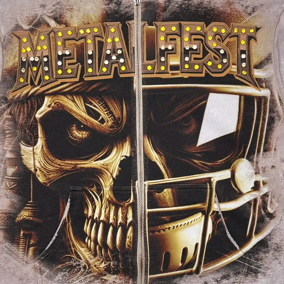 Men's Metalfest Full Zip Hoodie Stray - Tops and Bottoms USA