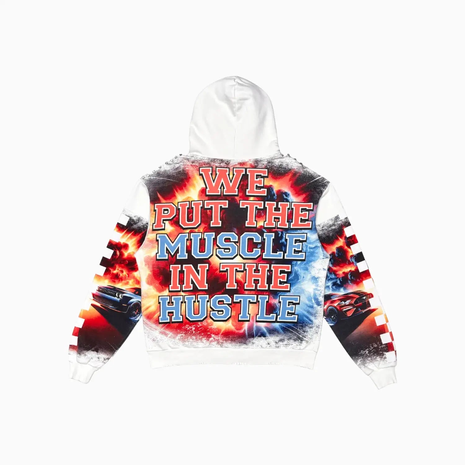 Men's Muscle Hustle Full Zip Hoodie