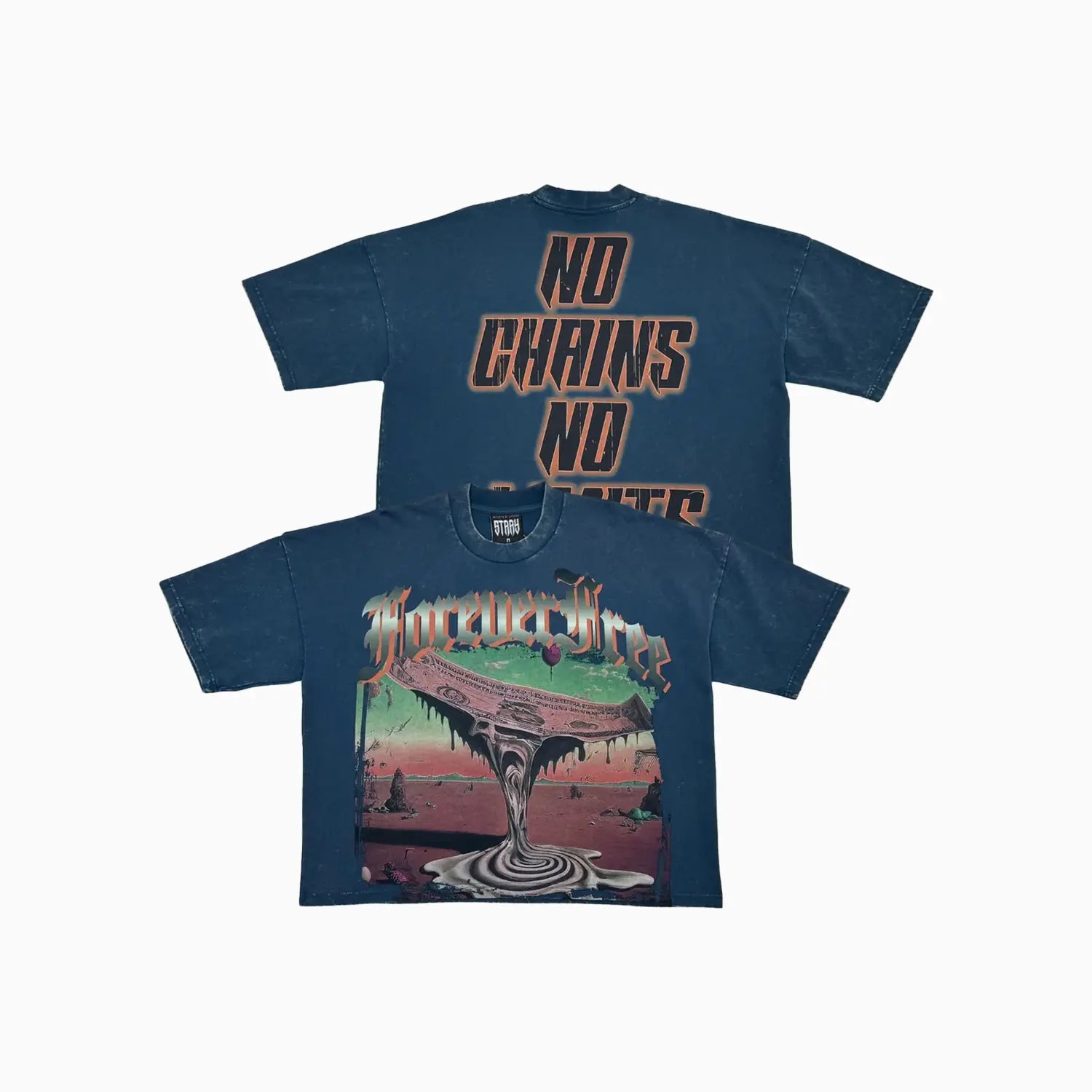 Men's No Chains No Limits Drop Shoulders T-Shirt Stray - Tops and Bottoms USA