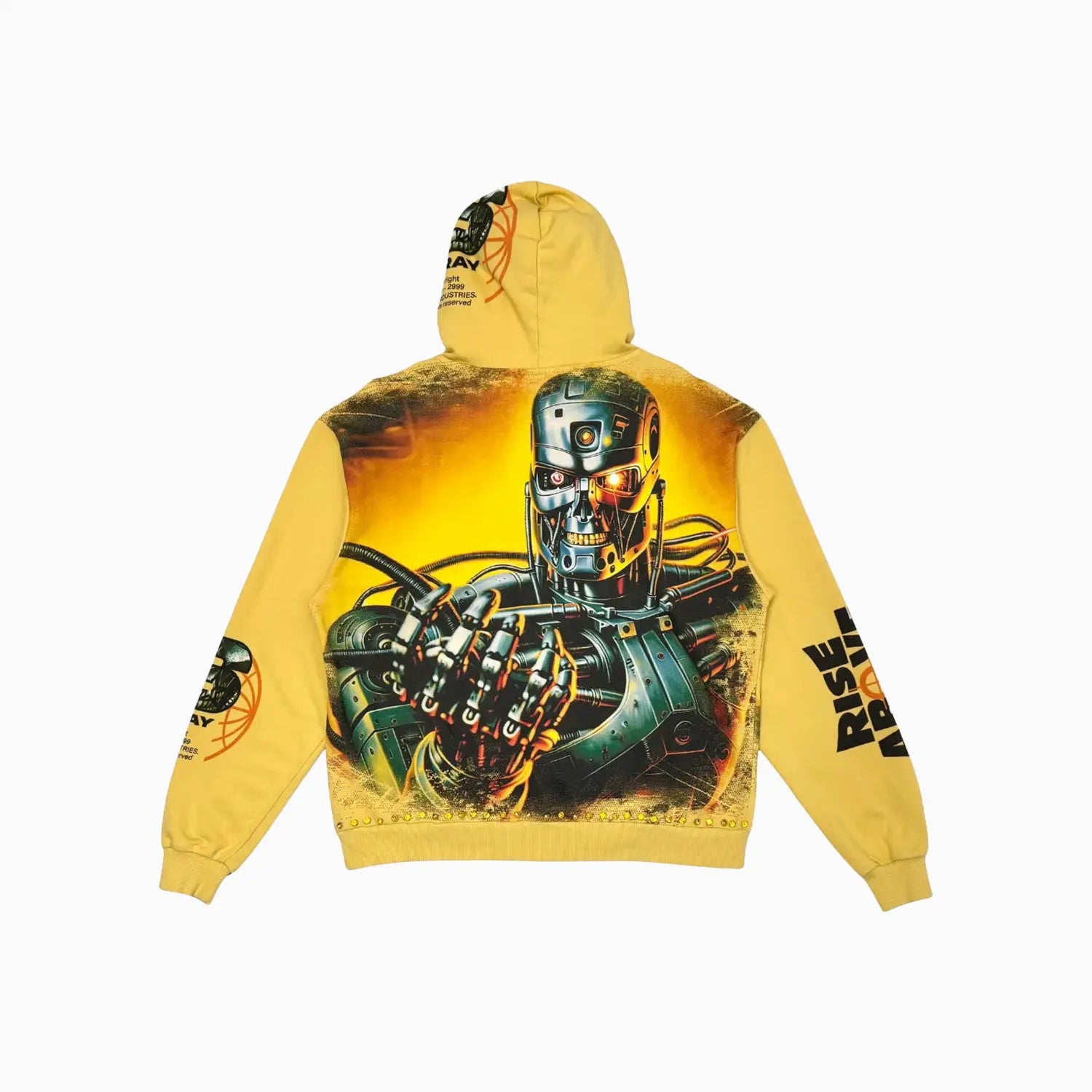 Men's Robot Full-Zip Hoodie Stray - Tops and Bottoms USA