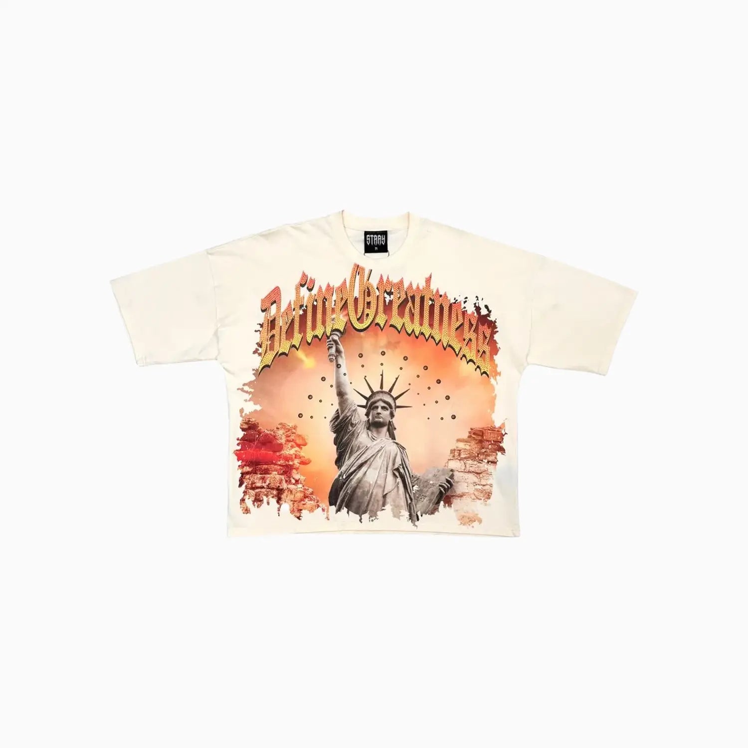 Men's Stand Proud Gothic Street Graphic T-Shirt Stray - Tops and Bottoms USA
