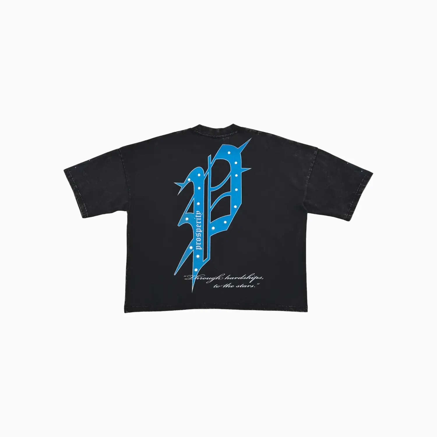 Men's Through Hardships To The Stars Drop Shoulders T-Shirt Stray - Tops and Bottoms USA