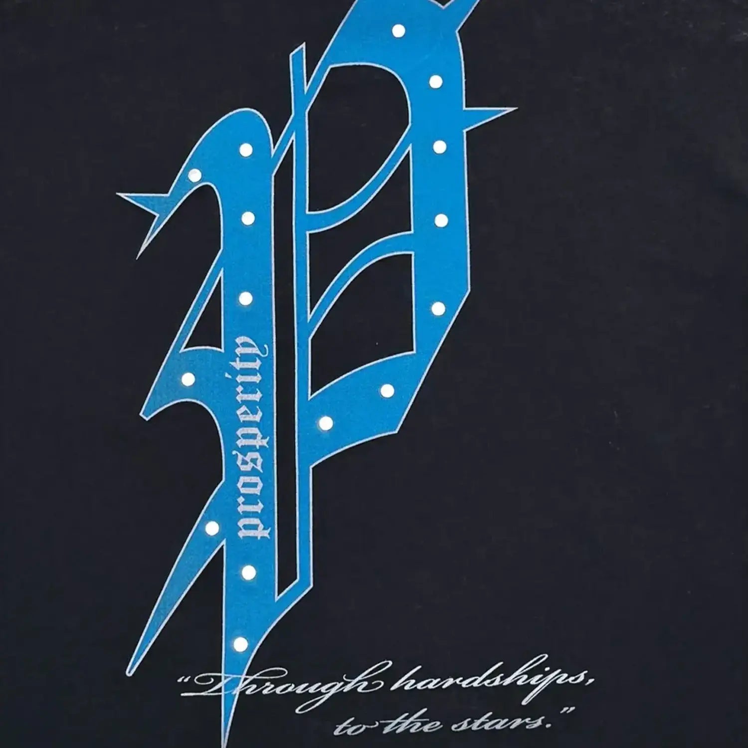 Men's Through Hardships To The Stars Drop Shoulders T-Shirt Stray - Tops and Bottoms USA