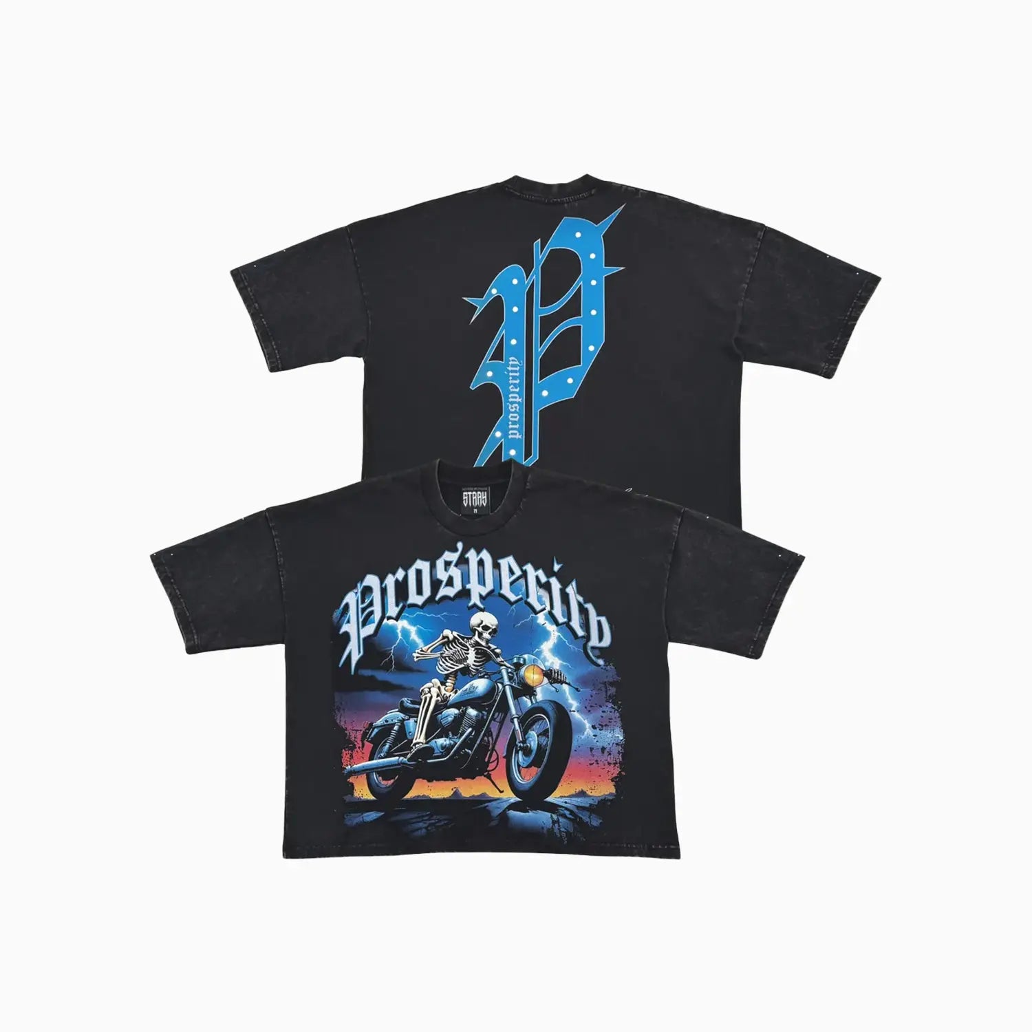 Men's Through Hardships To The Stars Drop Shoulders T-Shirt Stray - Tops and Bottoms USA