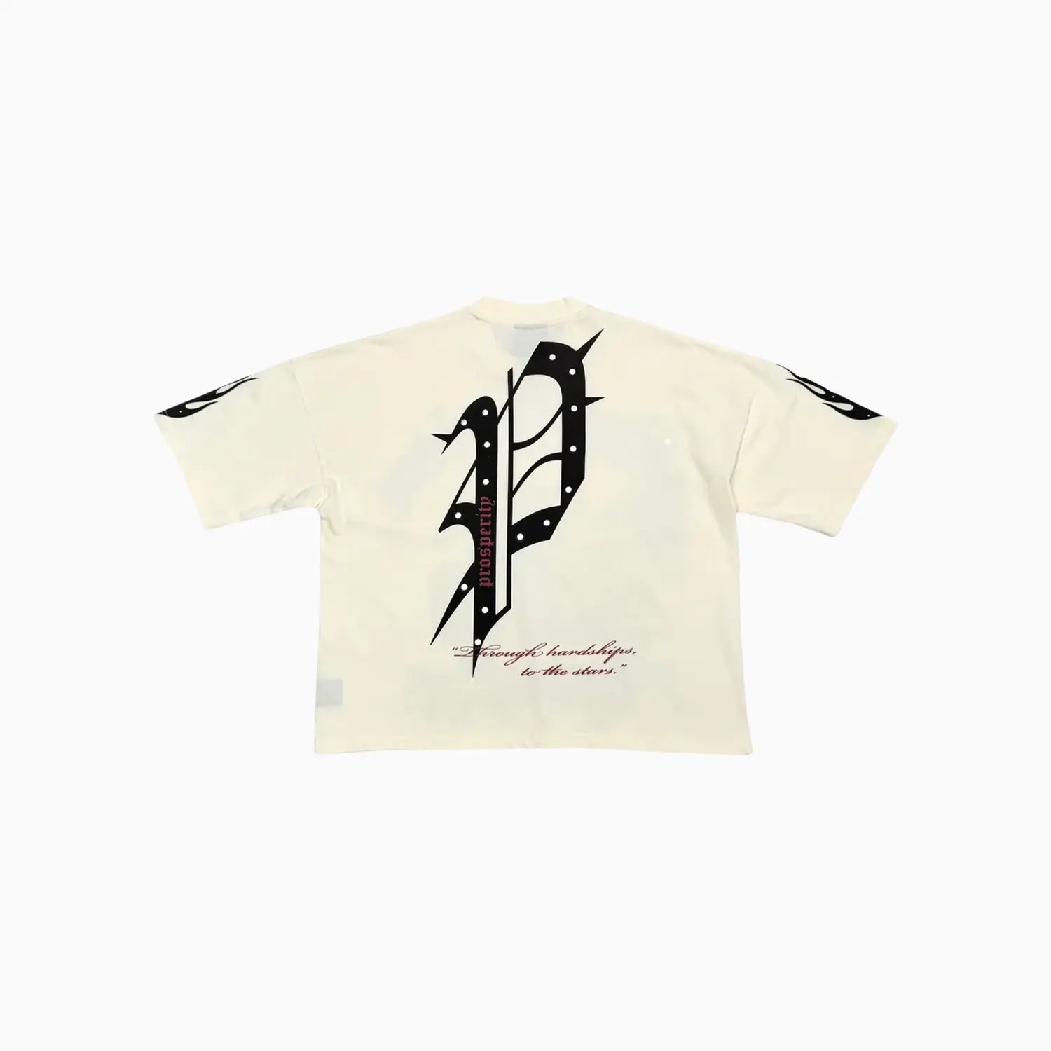Men's Through Hardships To The Stars Drop Shoulders T-Shirt Stray - Tops and Bottoms USA