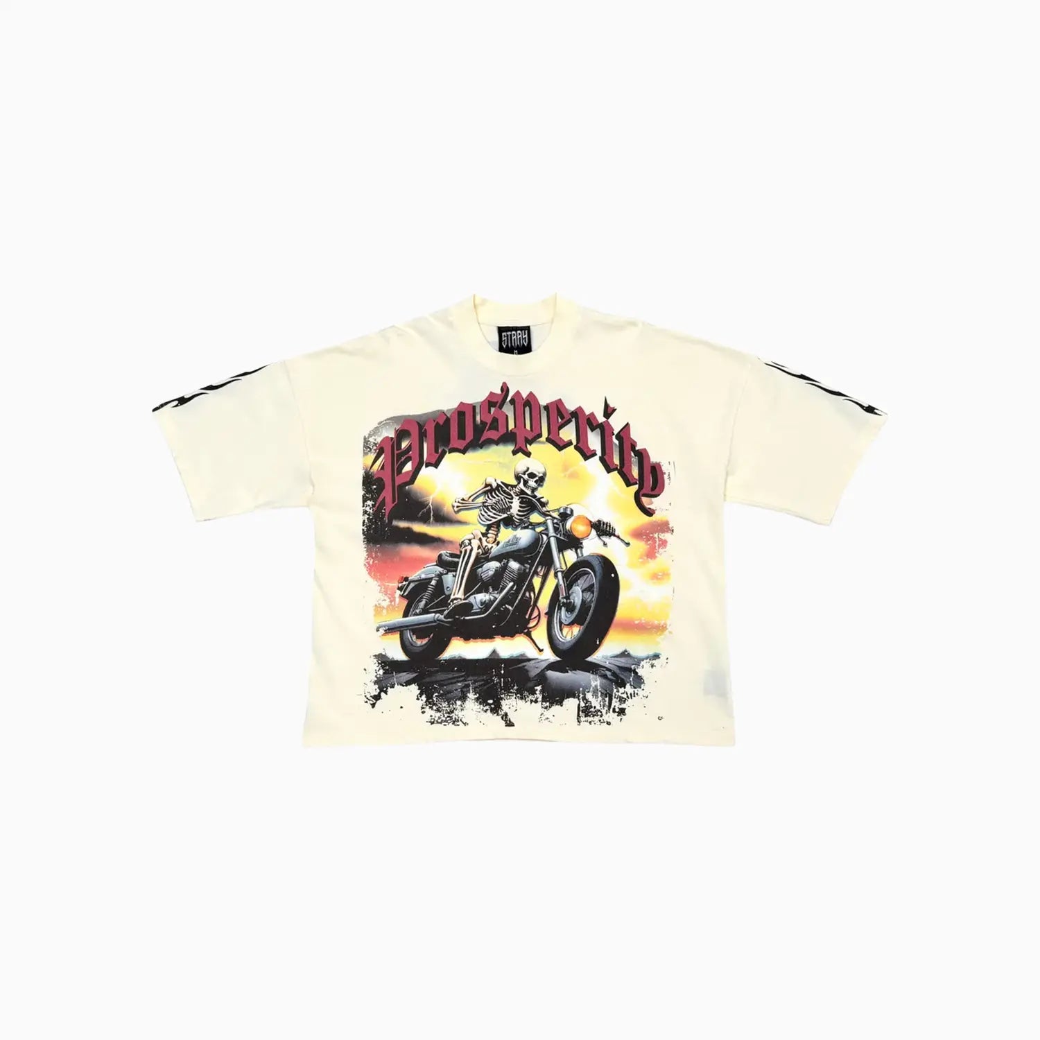 Men's Through Hardships To The Stars Drop Shoulders T-Shirt Stray - Tops and Bottoms USA