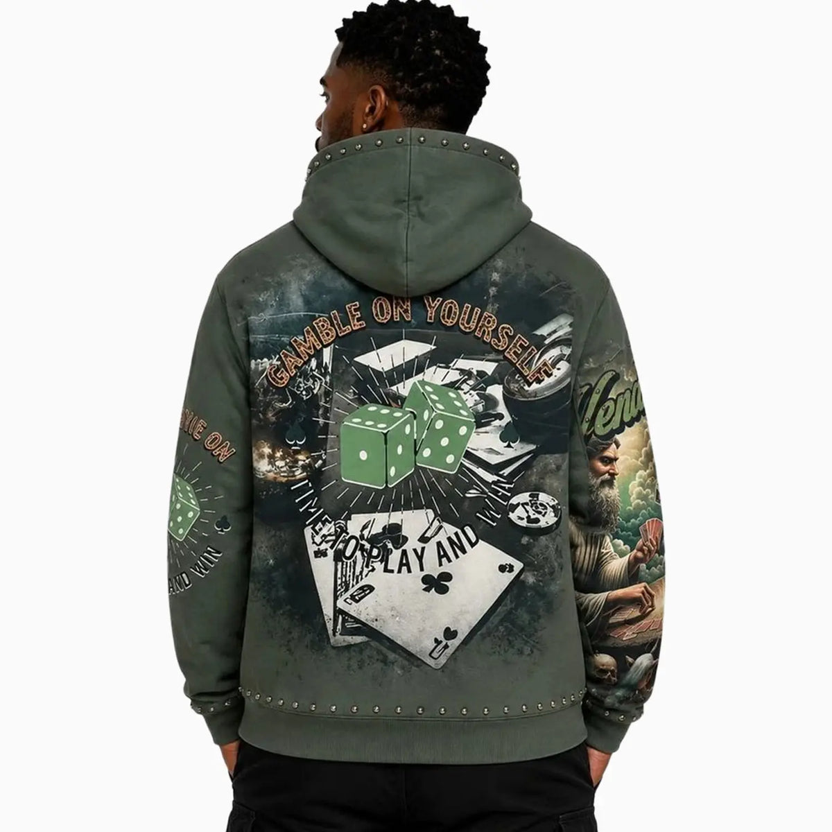Men's Vendetta Full Zip Hoodie Stray - Tops and Bottoms USA