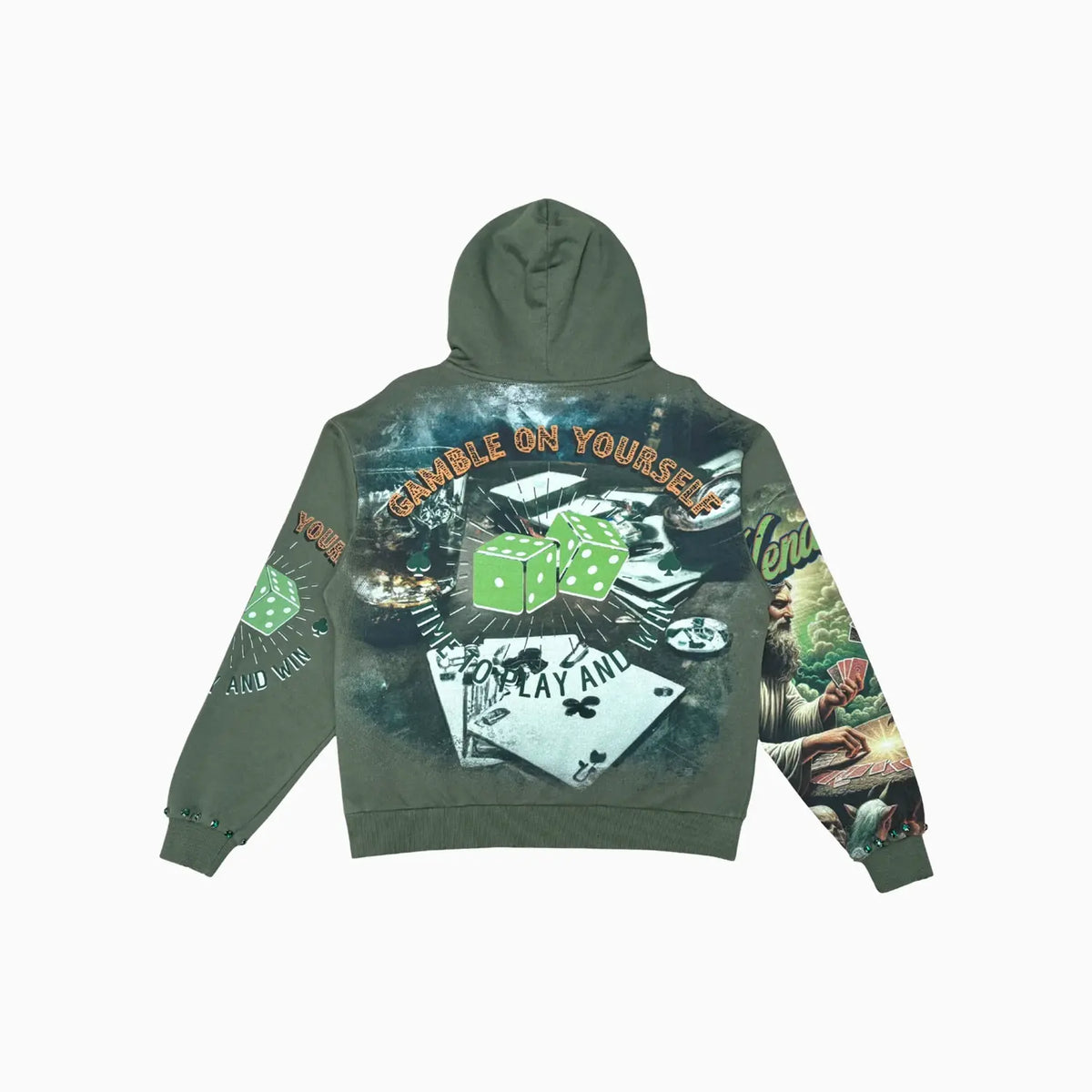 Men's Vendetta Full Zip Hoodie Stray - Tops and Bottoms USA