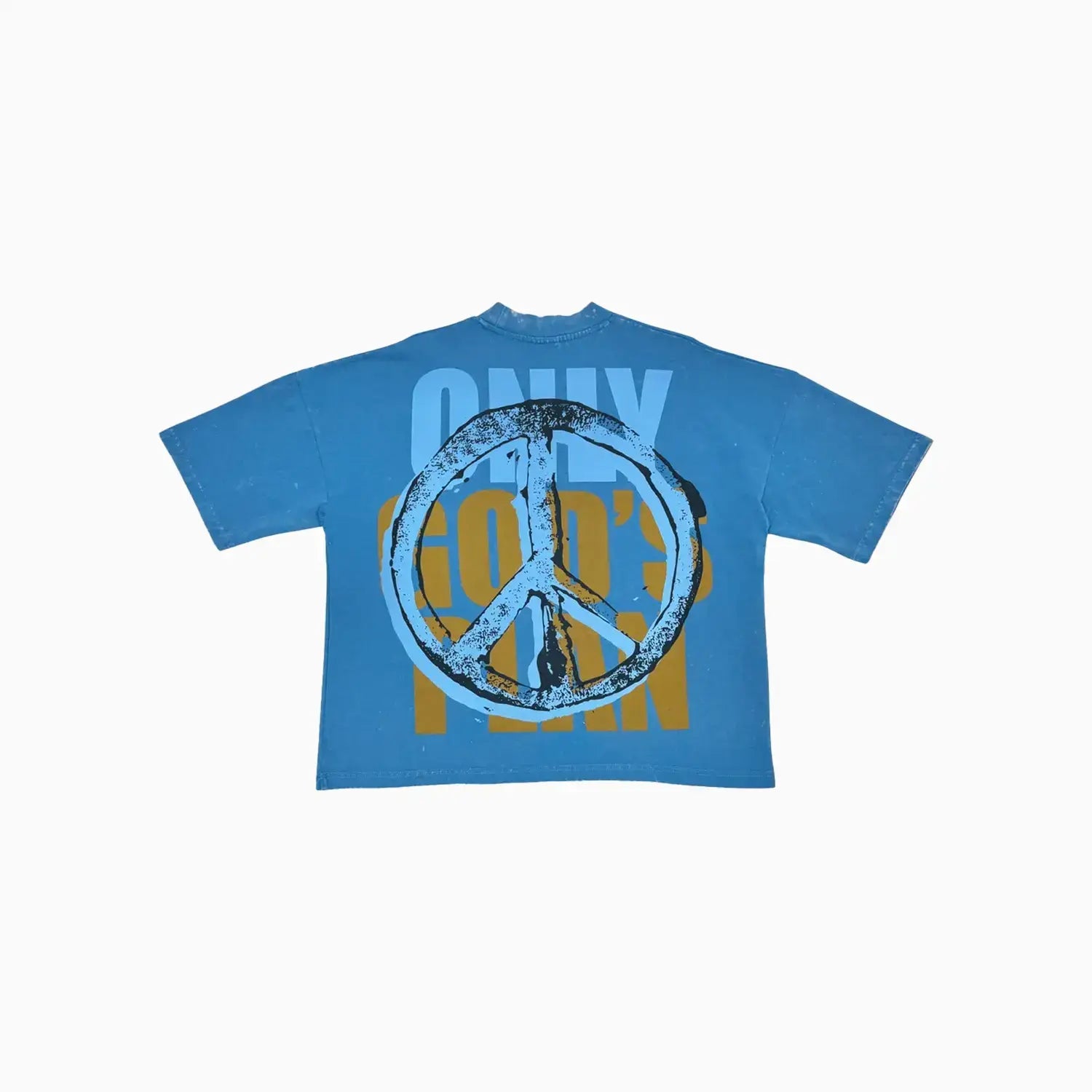 Men's Wide Crop Fit Drop Shoulders T-Shirt Stray - Tops and Bottoms USA