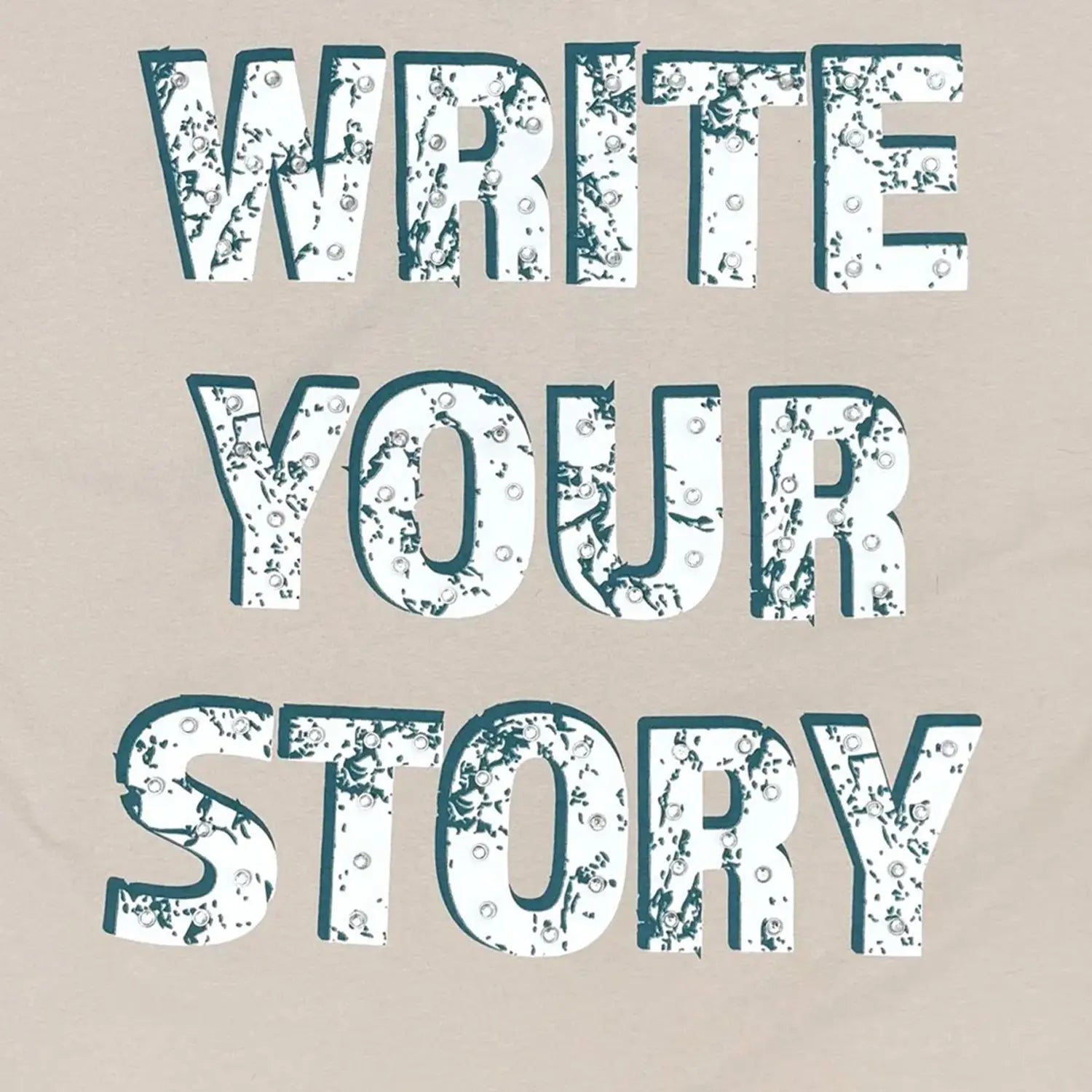 Men's Write Your Story Wide Crop Fit T-Shirt Stray - Tops and Bottoms USA