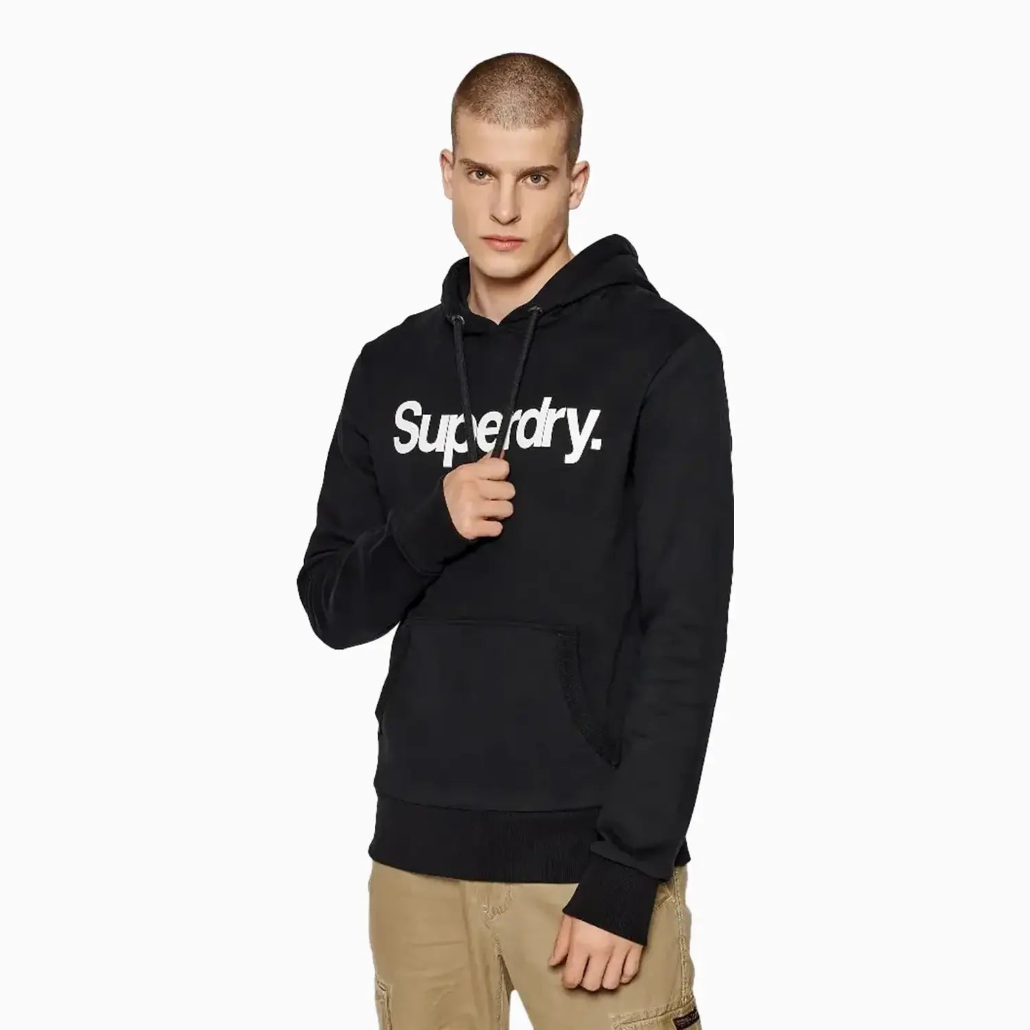 Superdry Men's Organic Cotton Core Logo Graphic Hoodie