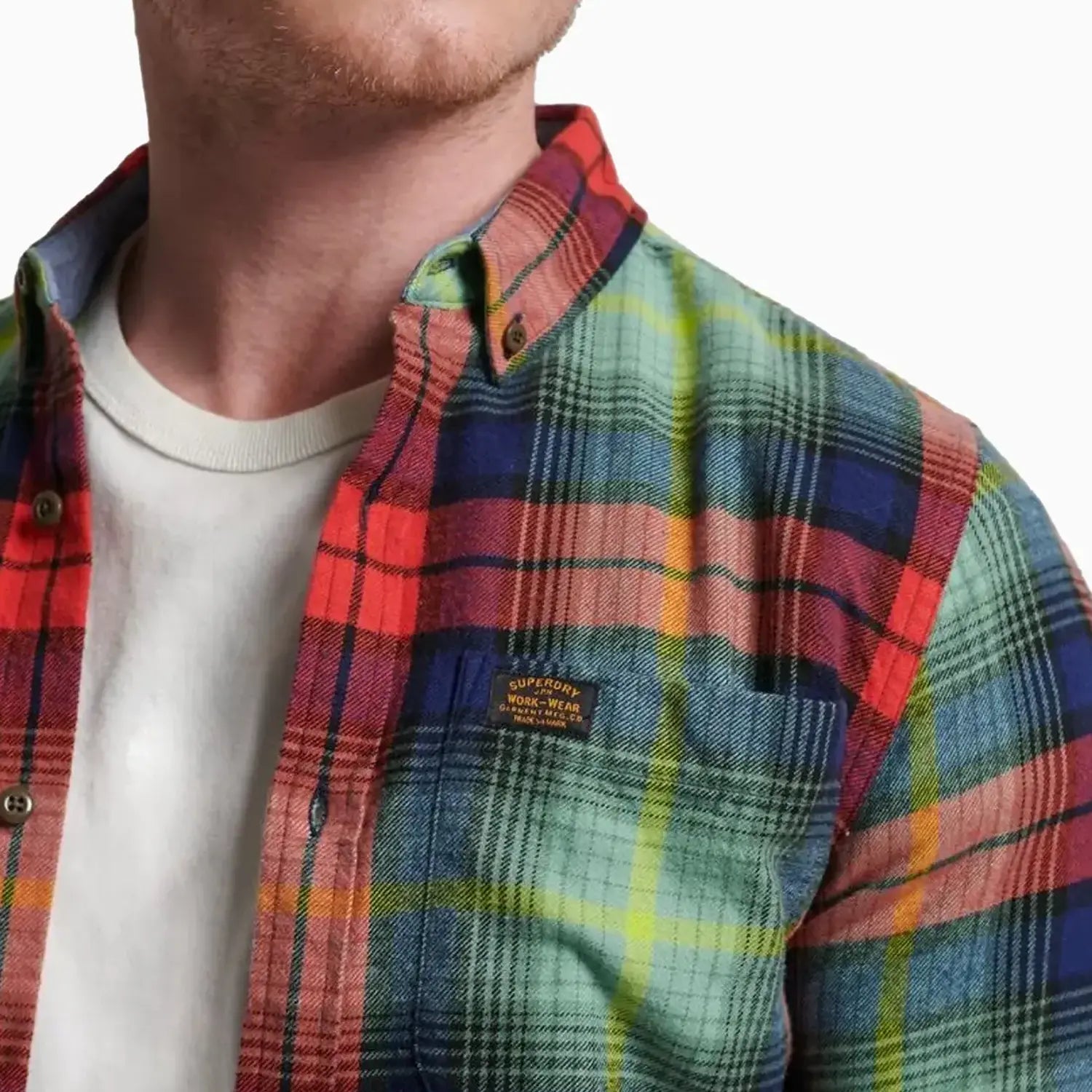 Men's Organic Cotton Vintage Lumberjack Shirt